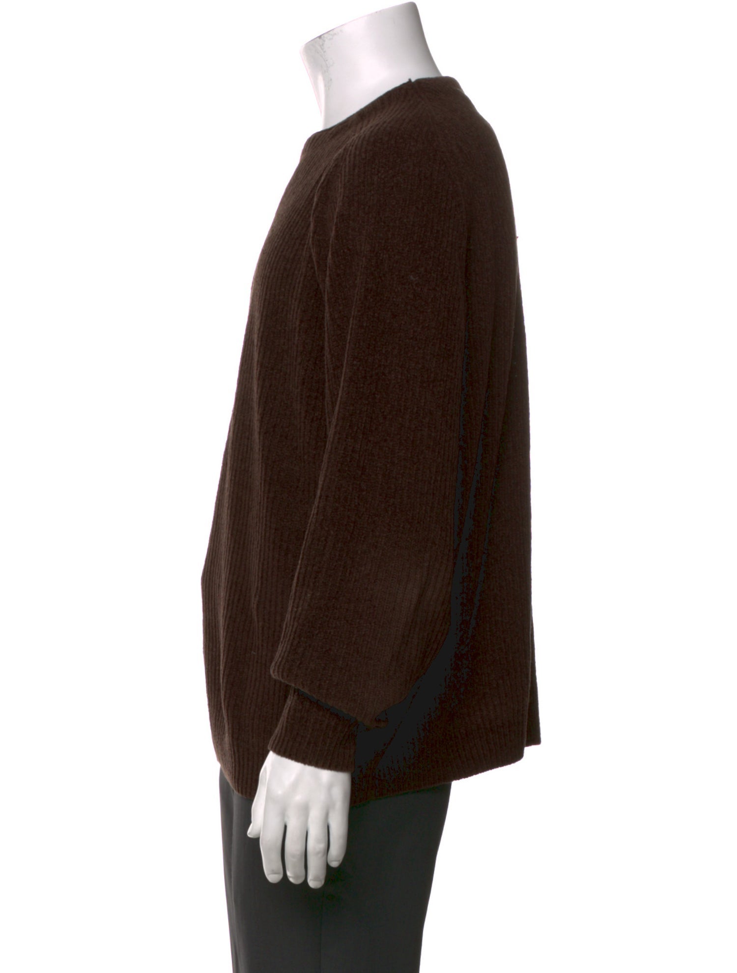 Neiman Marcus Crew Neck Long Sleeve Pullover