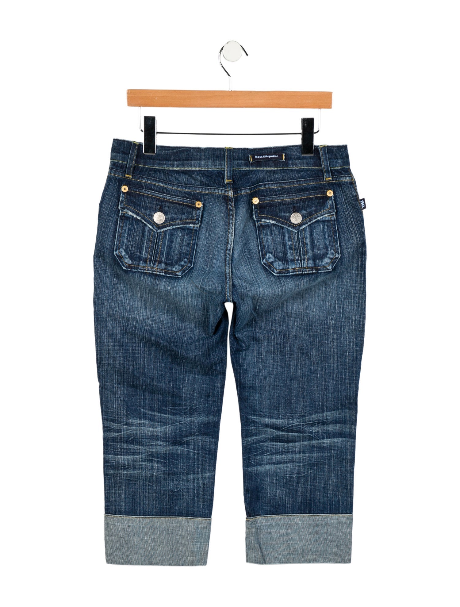 Neiman Marcus Mid-Rise Straight Leg Jeans