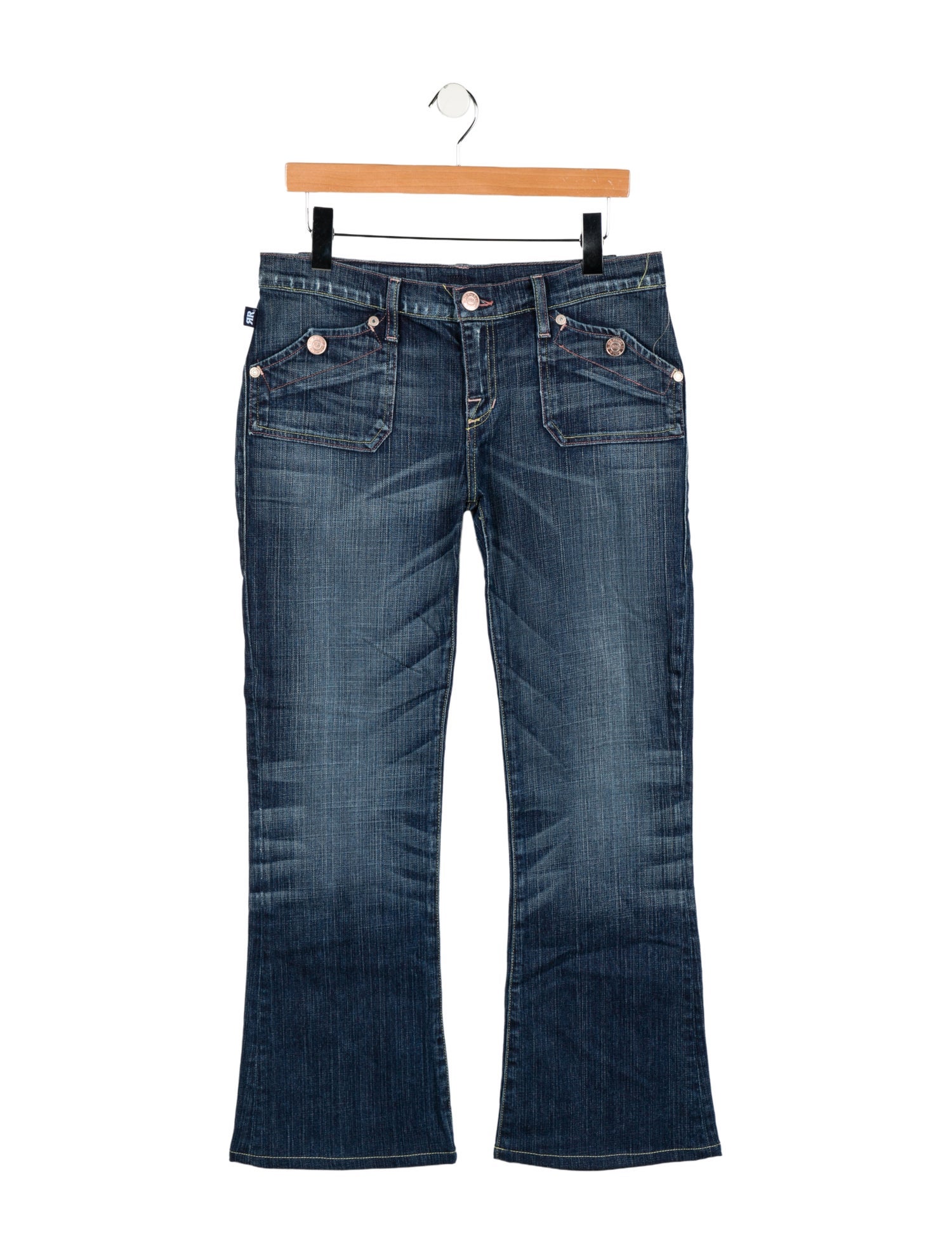 Neiman Marcus Low-Rise Wide Leg Jeans