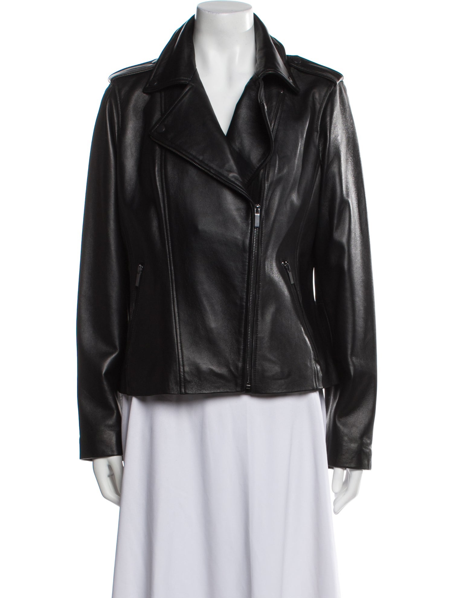 Neiman Marcus Leather Biker Jacket w/ Tags