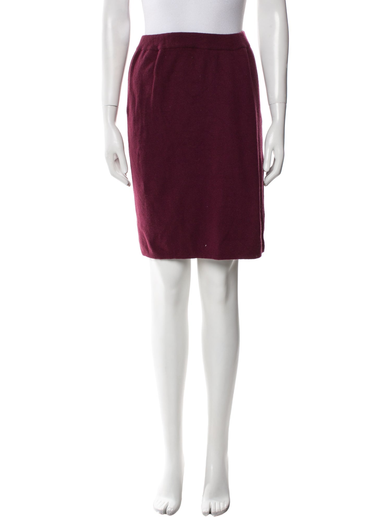 Neiman Marcus Cashmere Knee-Length Skirt