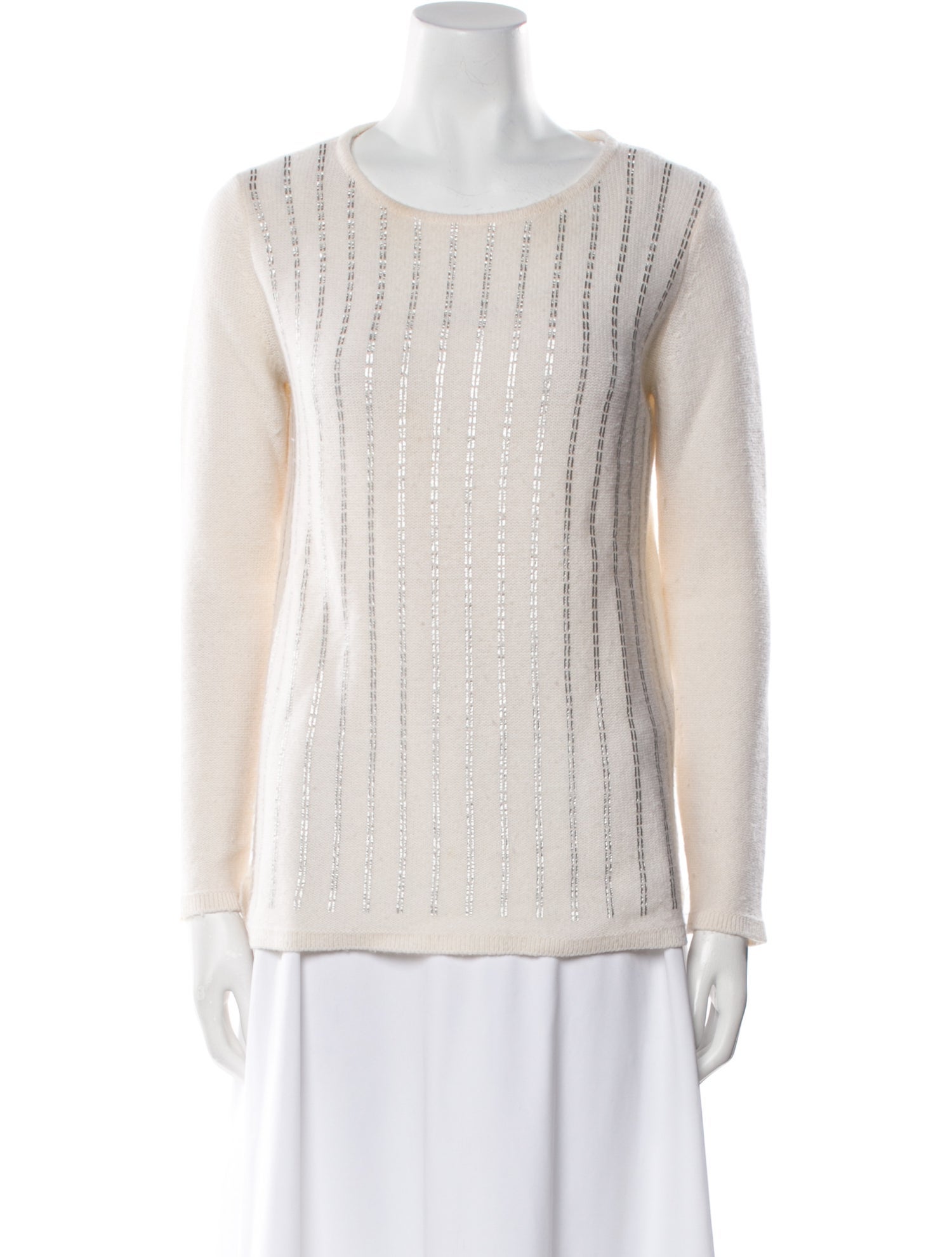 Neiman Marcus Cashmere Scoop Neck Sweater