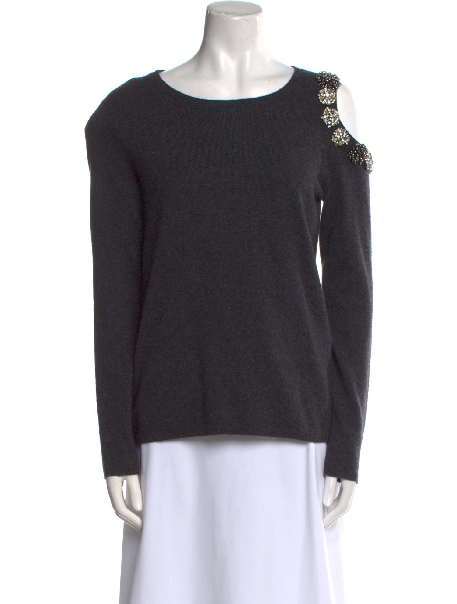 Neiman Marcus Cashmere Scoop Neck Sweater