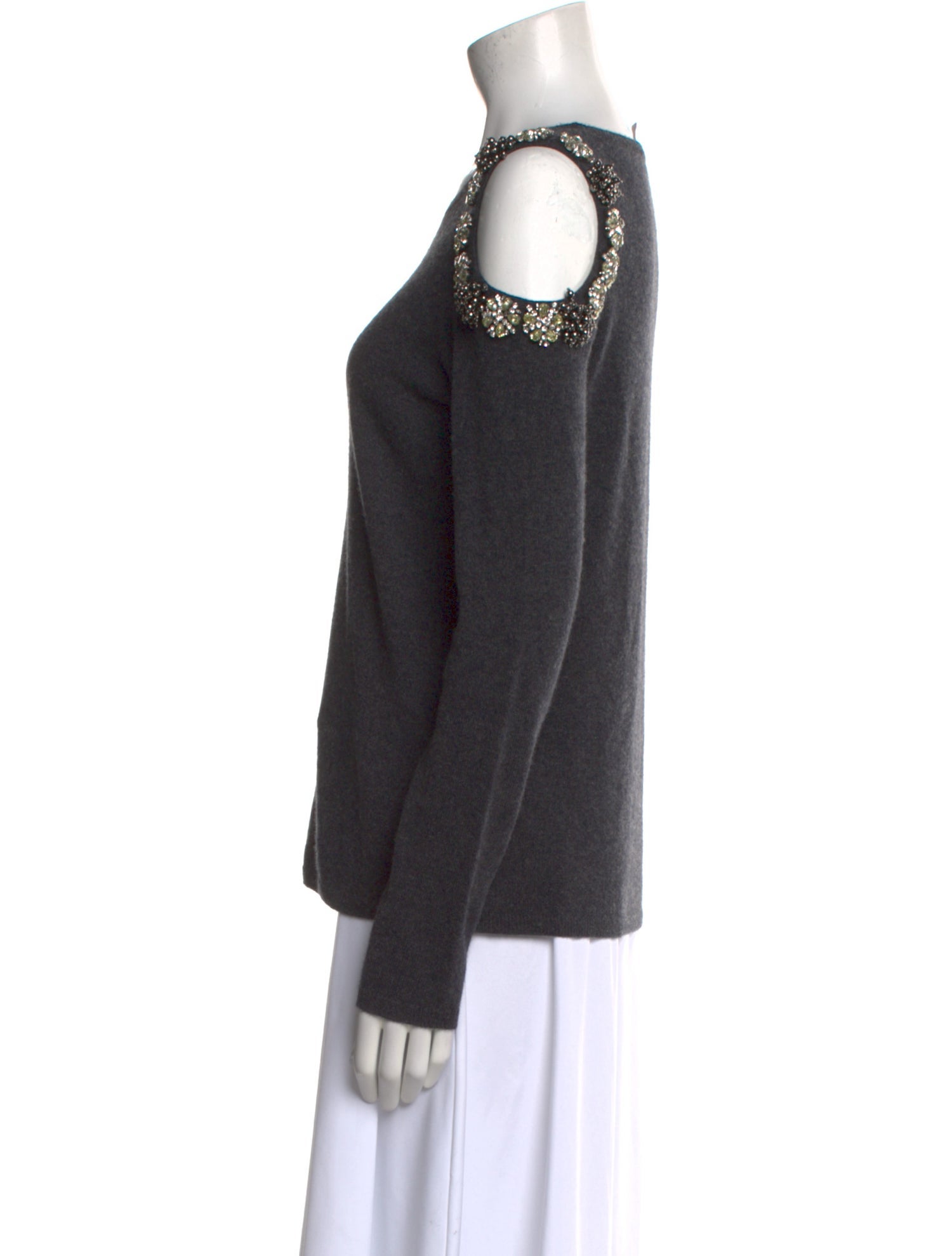 Neiman Marcus Cashmere Scoop Neck Sweater