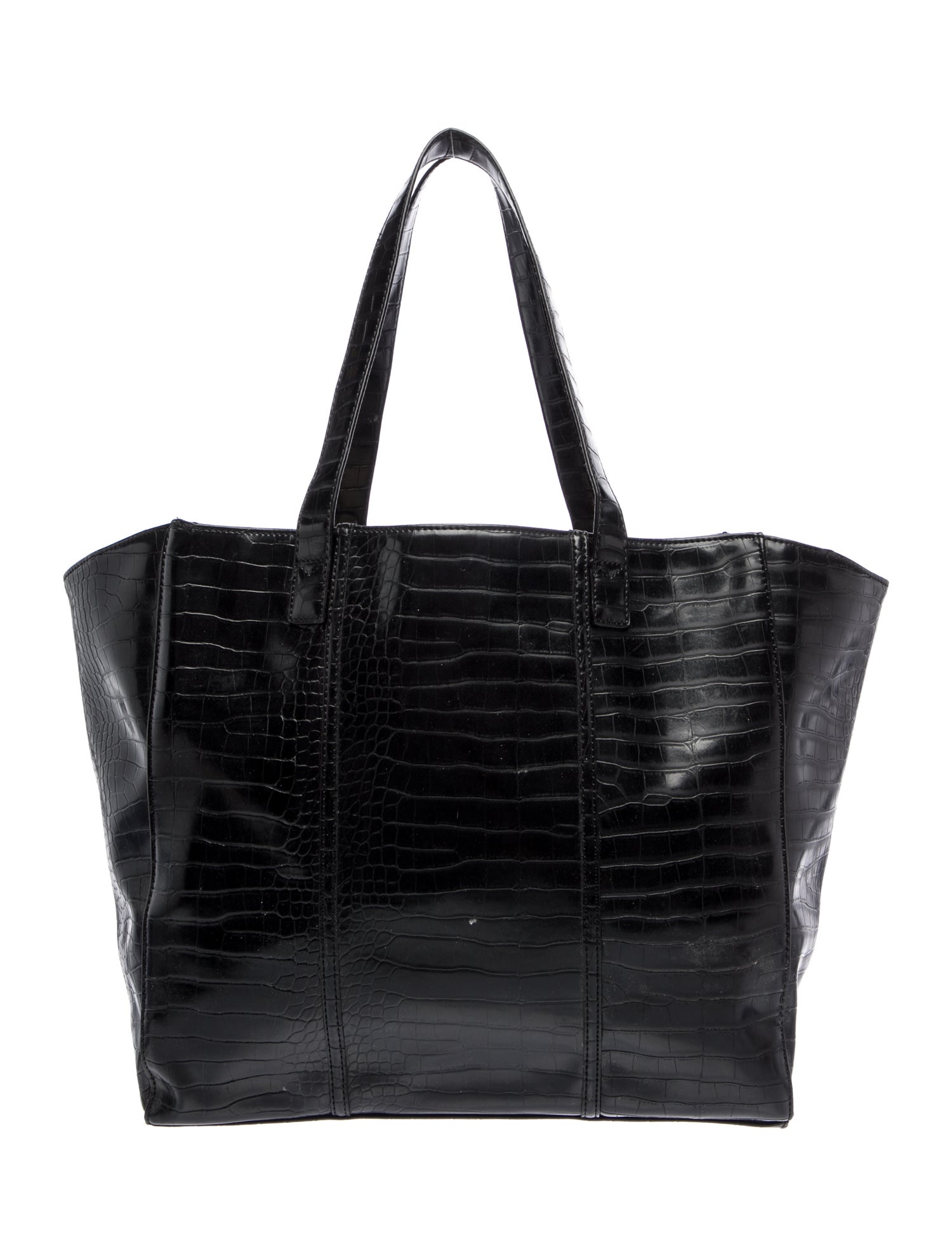 Neiman Marcus Embossed Leather Tote