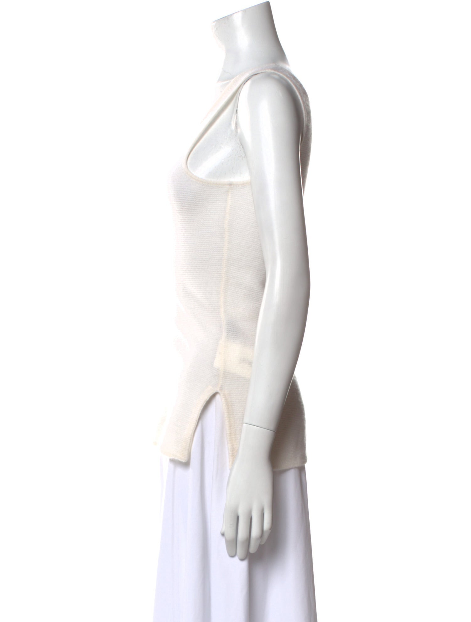 Neiman Marcus Cashmere Scoop Neck Top w/ Tags