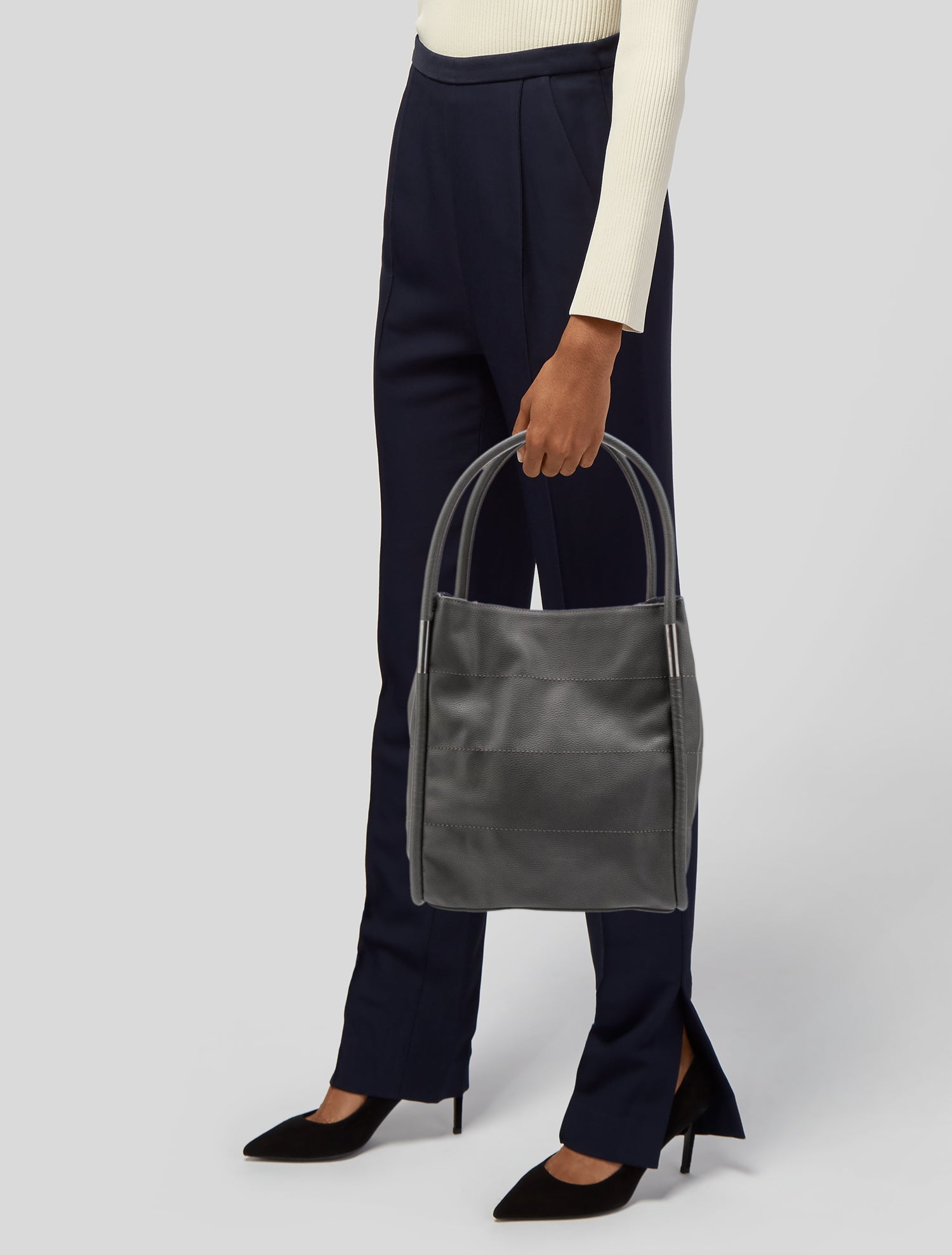 Neiman Marcus Leather Tote