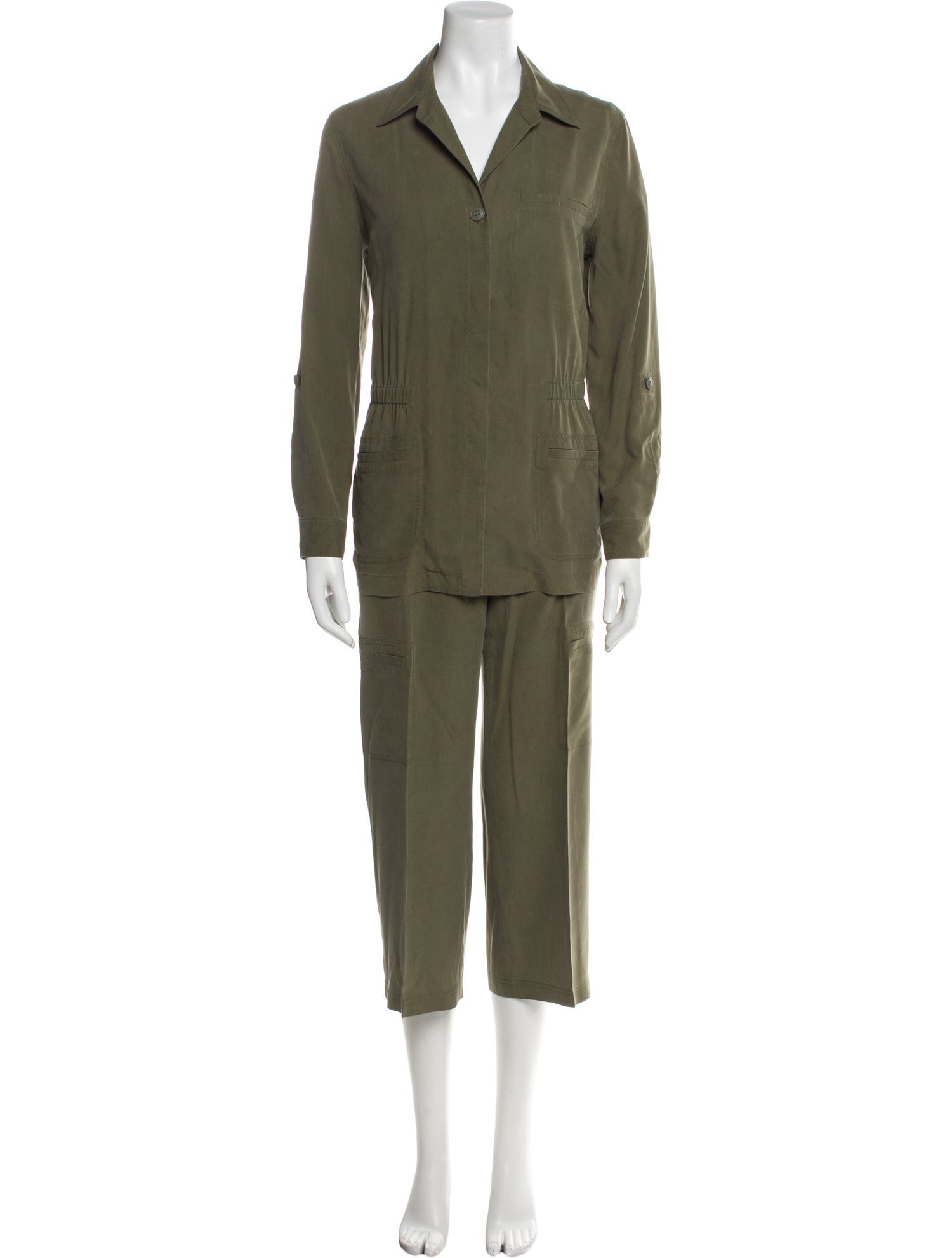 Neiman Marcus Silk Pant Set