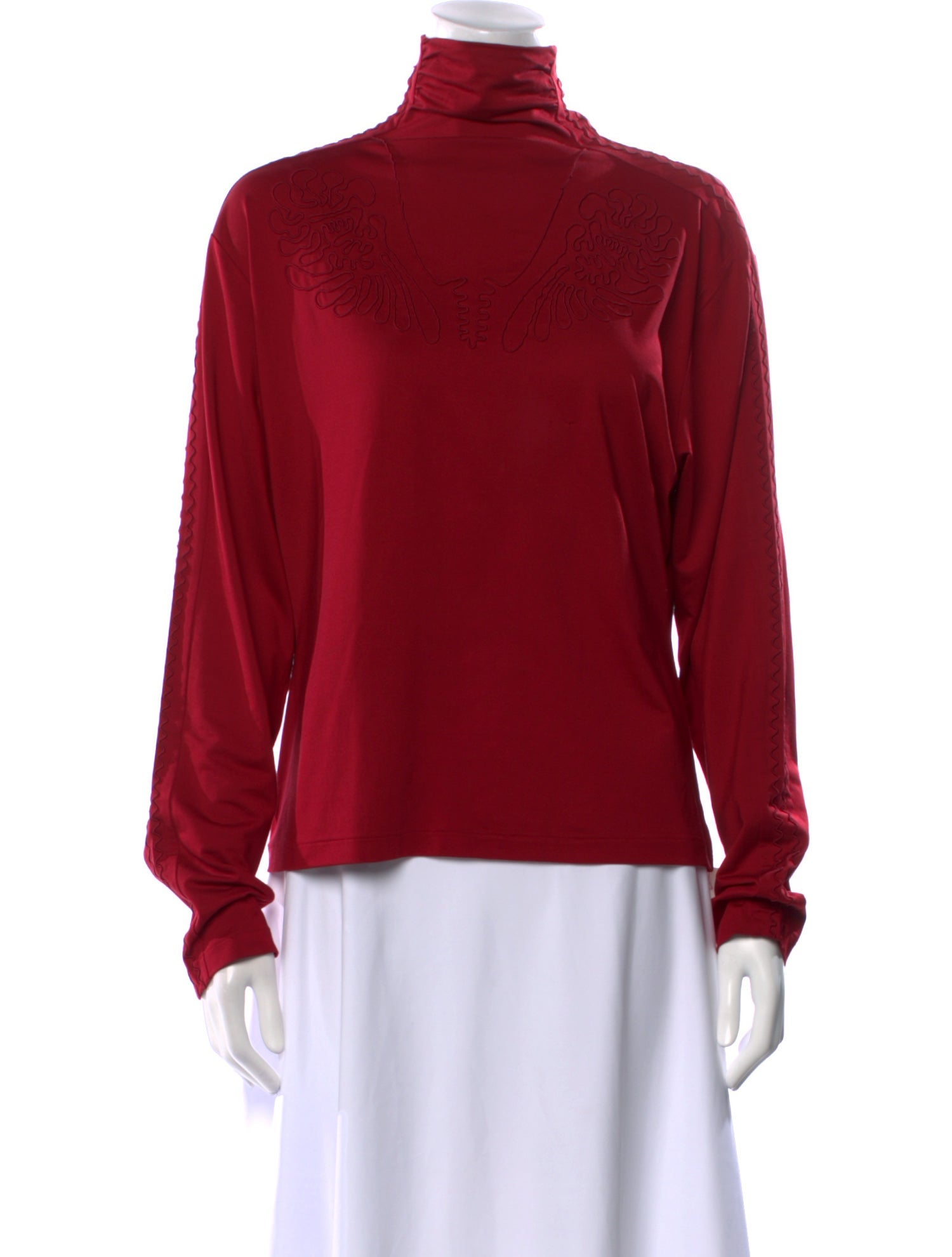 Neiman Marcus Silk Turtleneck Sweater