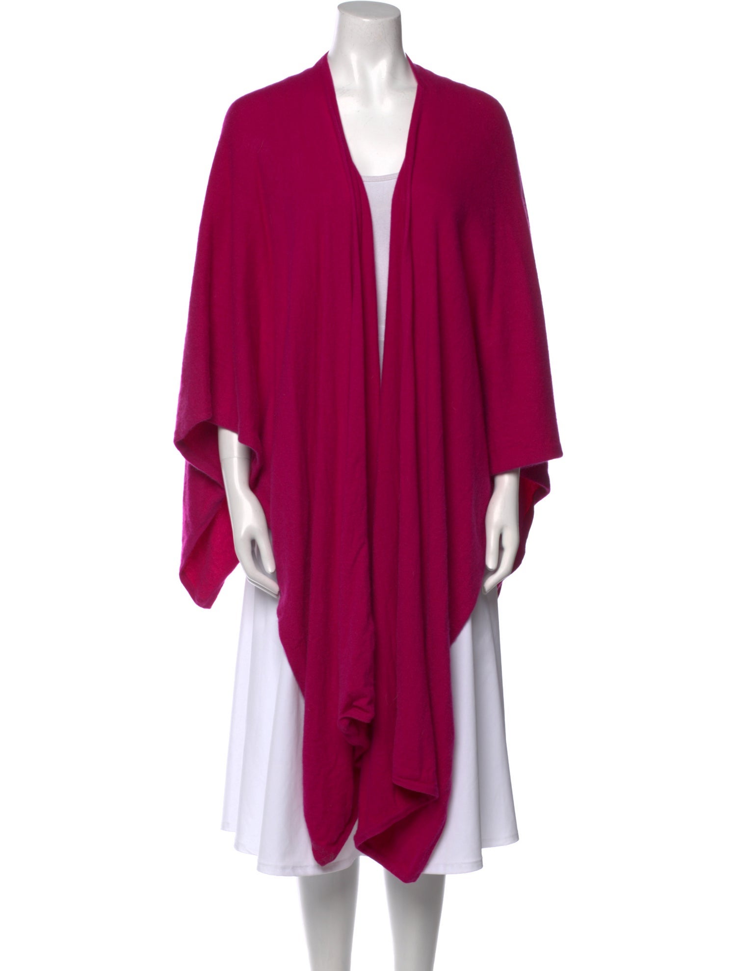 Neiman Marcus Cashmere Open Front Sweater