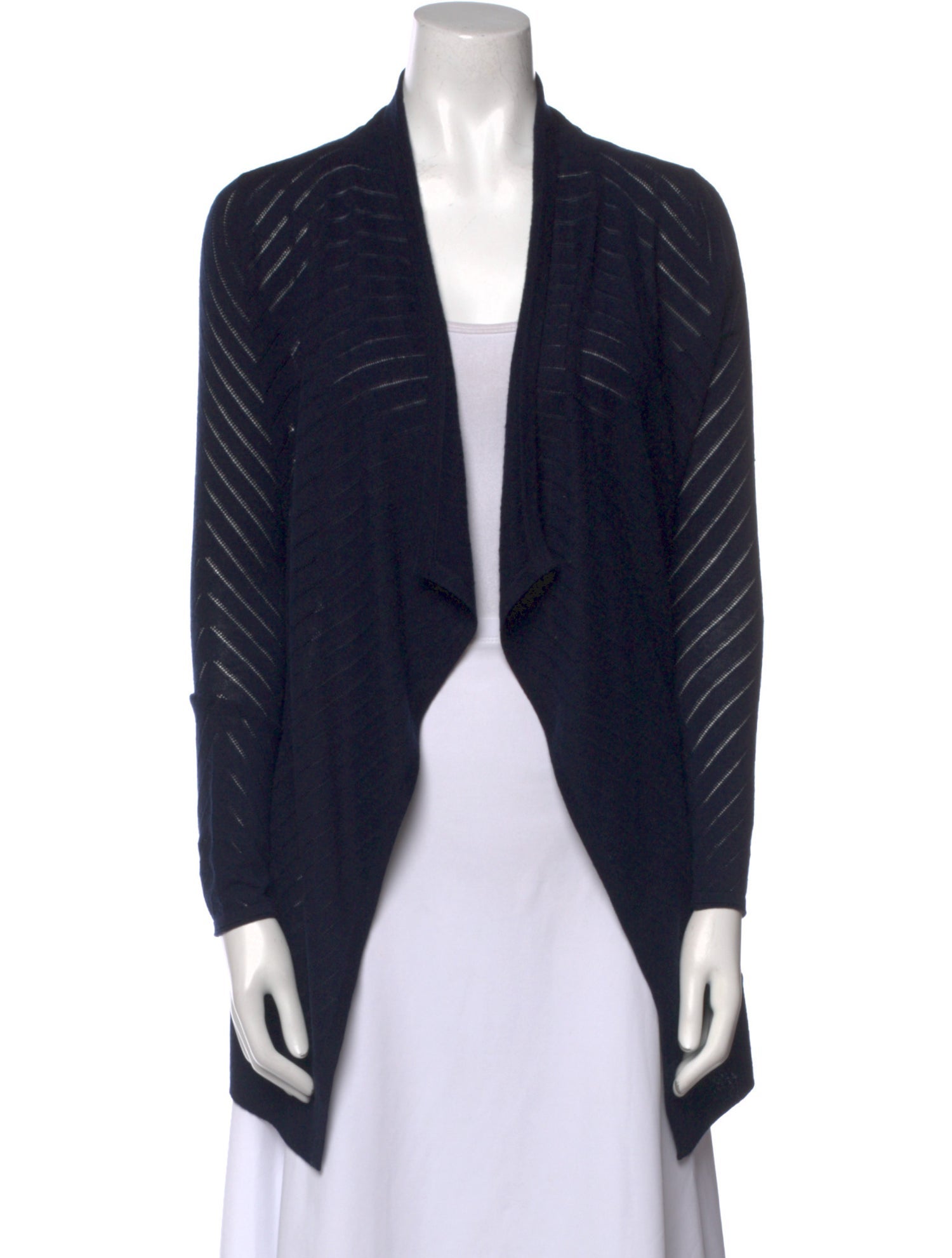 Neiman Marcus Silk Striped Sweater