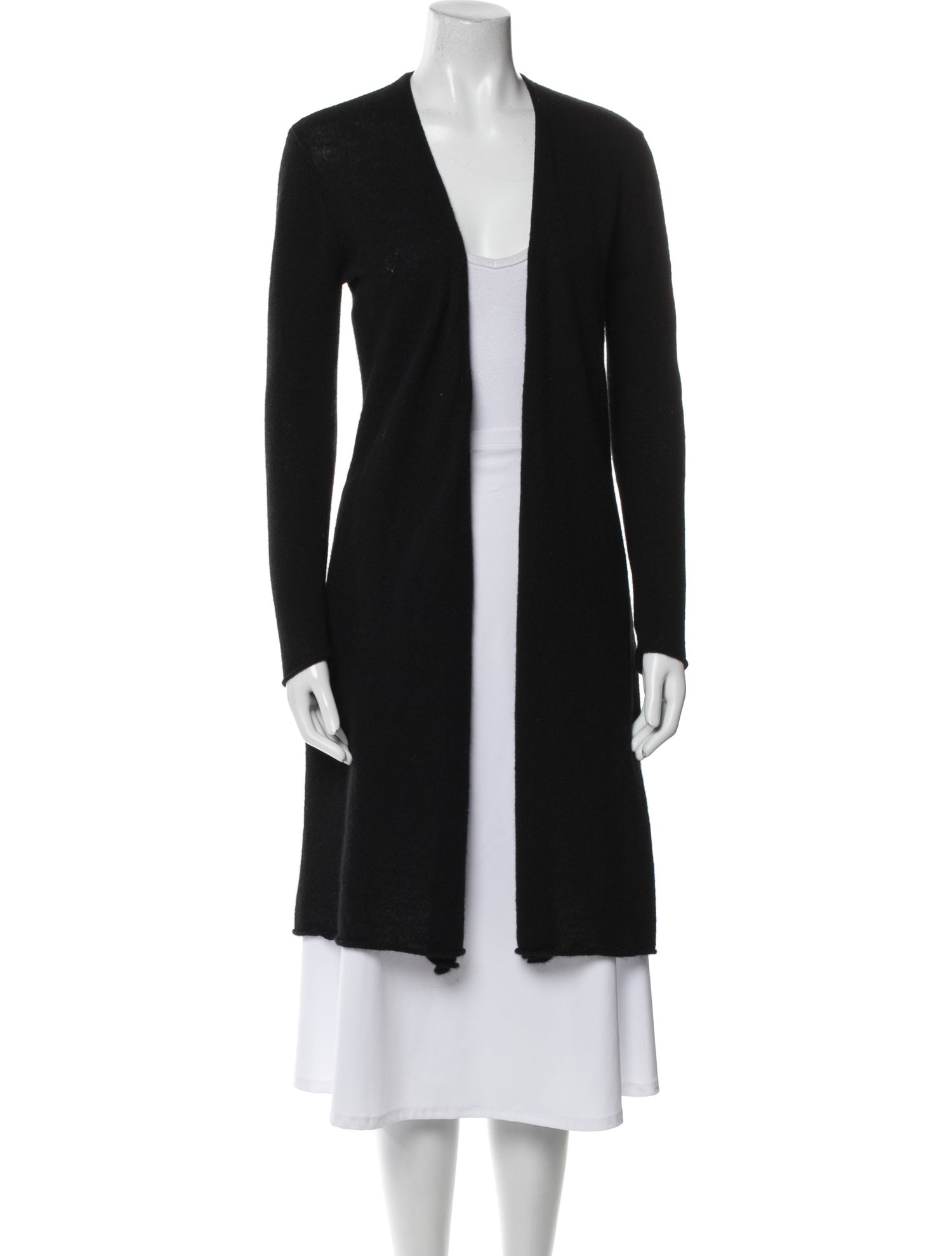 Neiman Marcus Cashmere Open Front Sweater