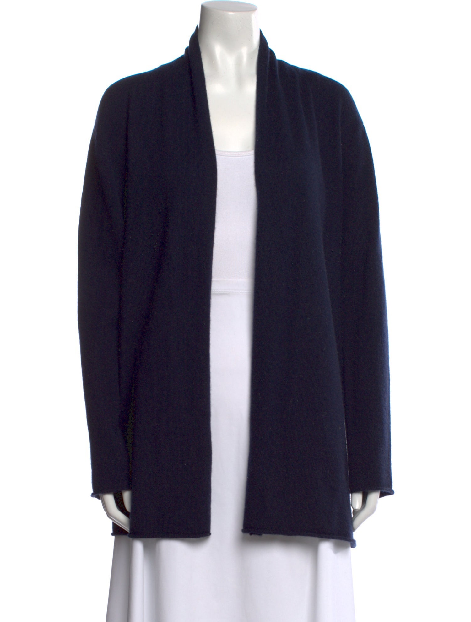 Neiman Marcus Cashmere Open Front Sweater