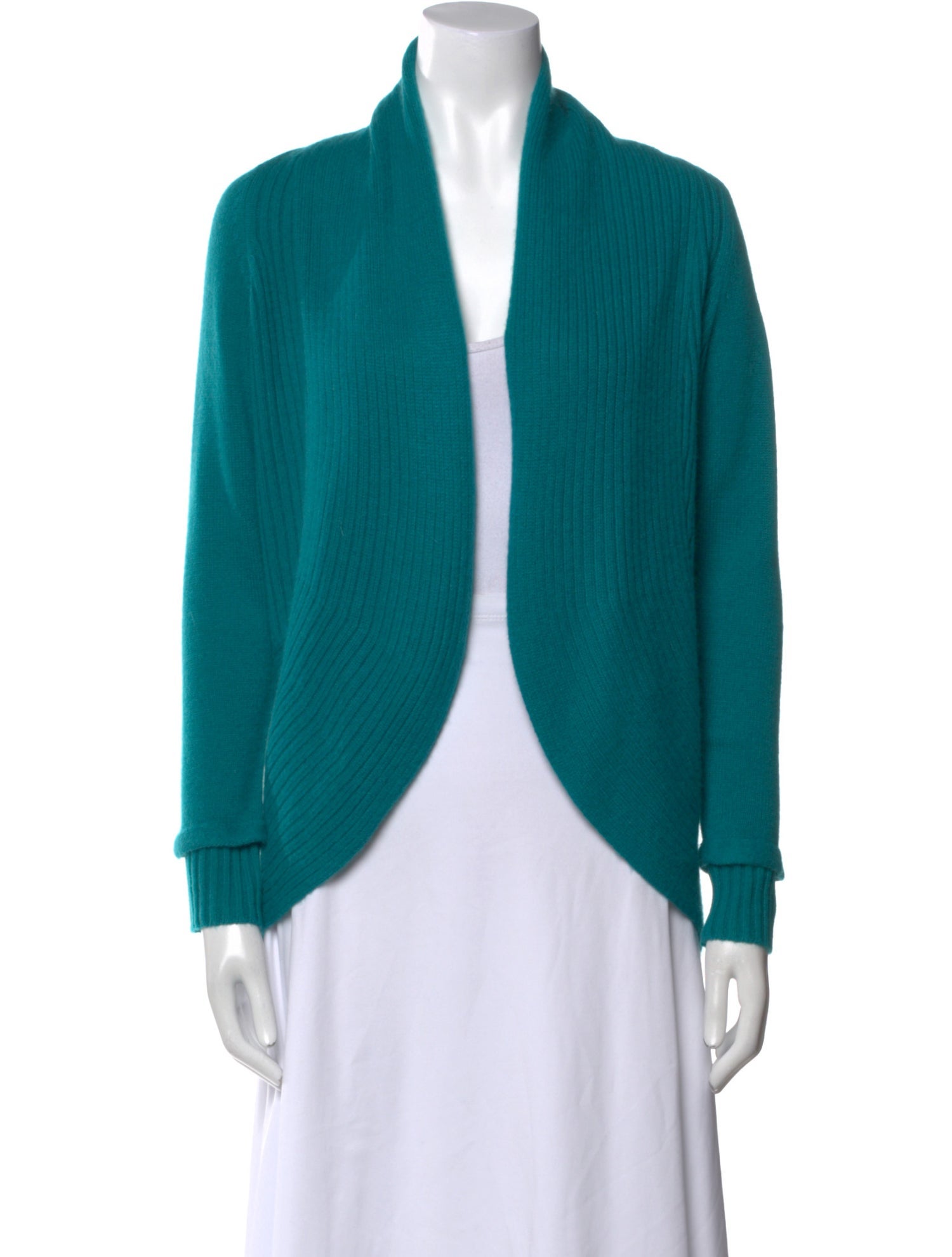 Neiman Marcus Cashmere Open Front Sweater
