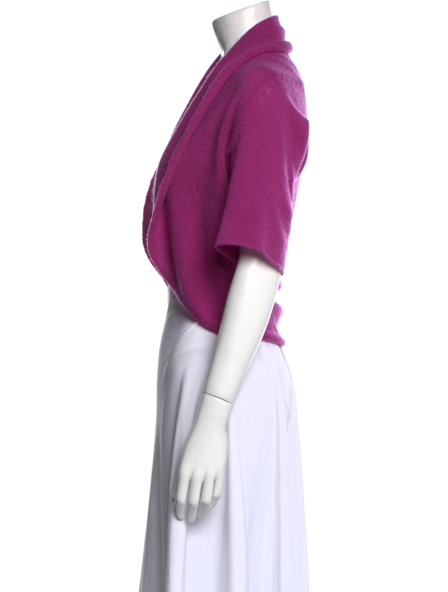 Neiman Marcus Cashmere Open Front Sweater