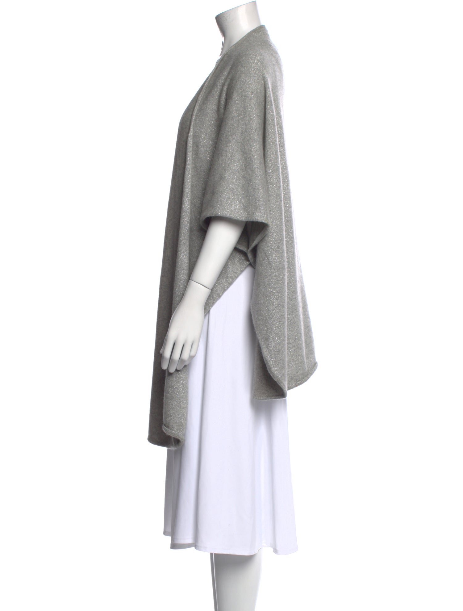 Neiman Marcus Cashmere Open Front Sweater