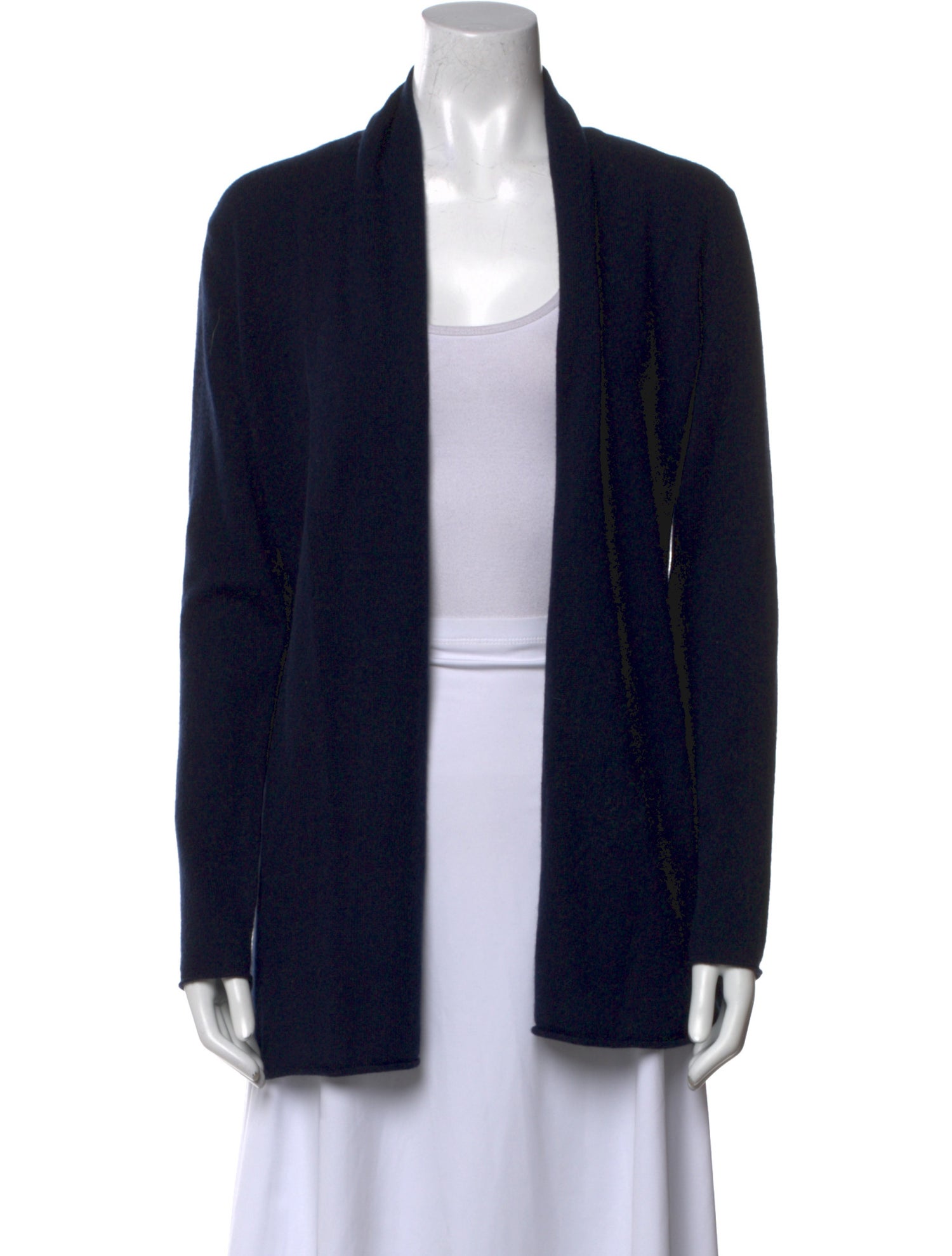 Neiman Marcus Cashmere Open Front Sweater