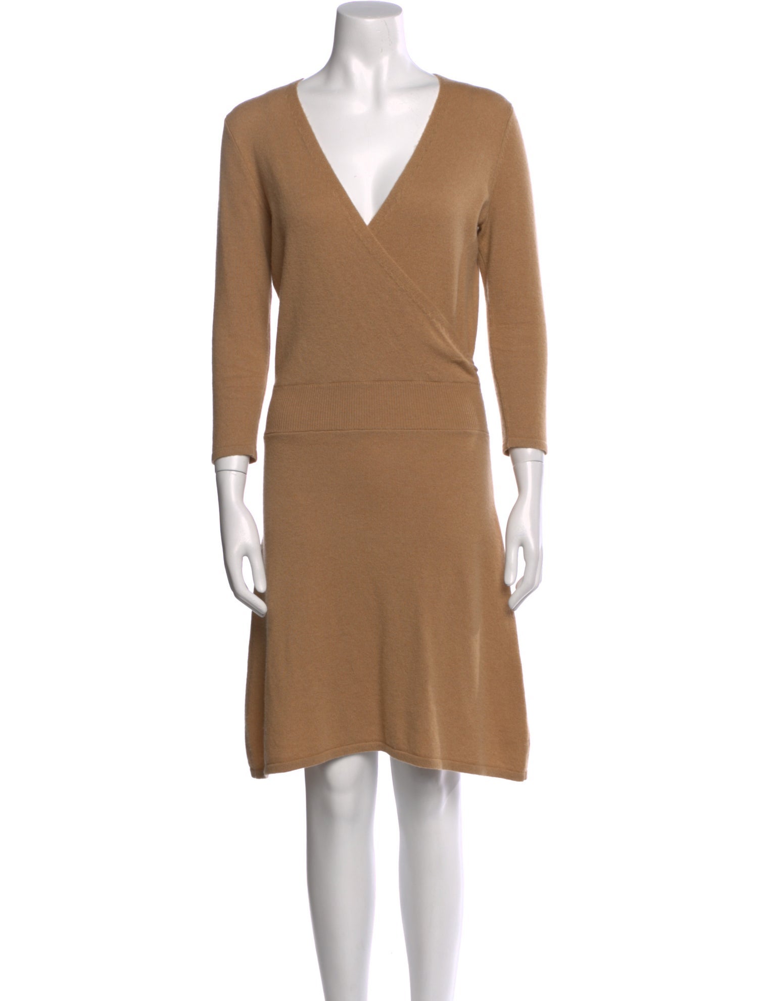 Neiman Marcus Cashmere Knee-Length Dress