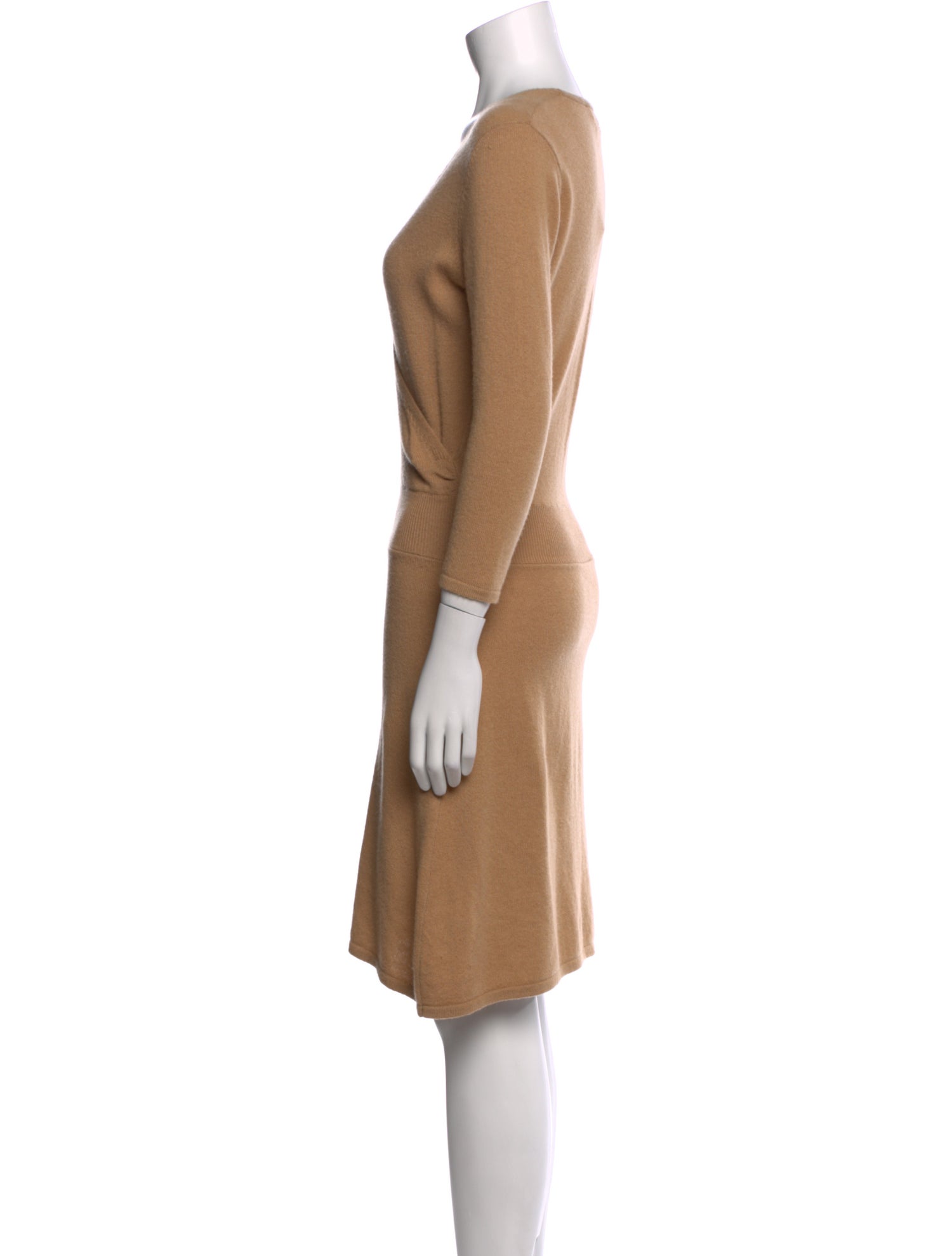 Neiman Marcus Cashmere Knee-Length Dress