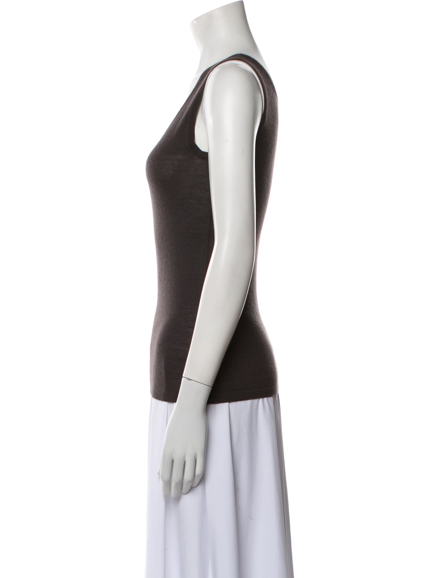 Neiman Marcus Cashmere Scoop Neck Top