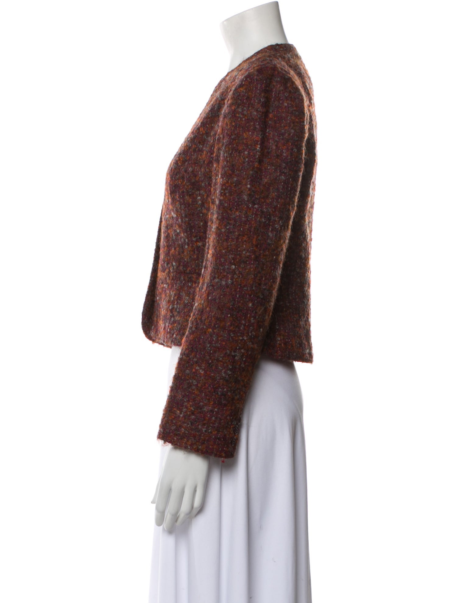 Neiman Marcus Tweed Pattern Evening Jacket