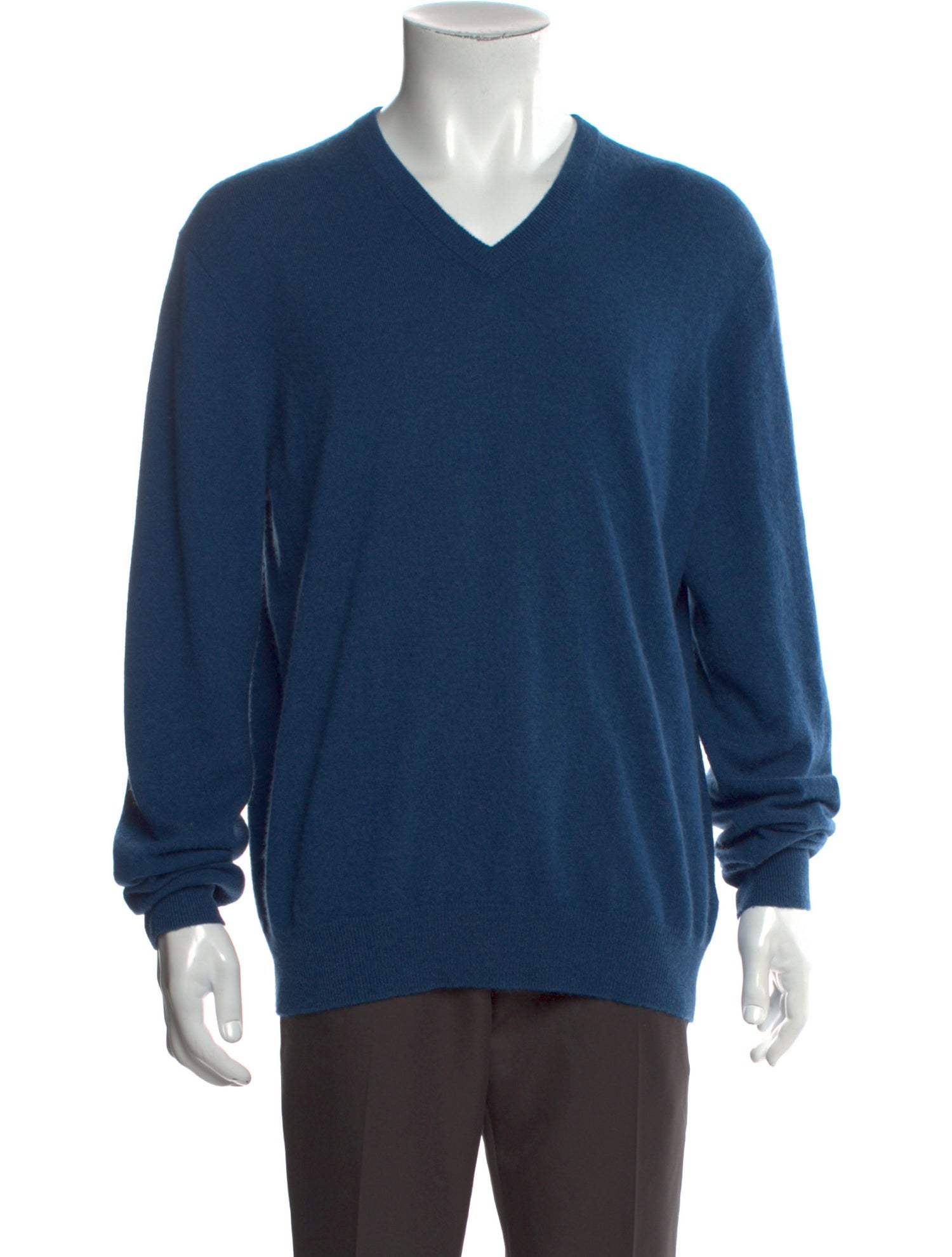 Neiman Marcus Cashmere V-Neck Pullover