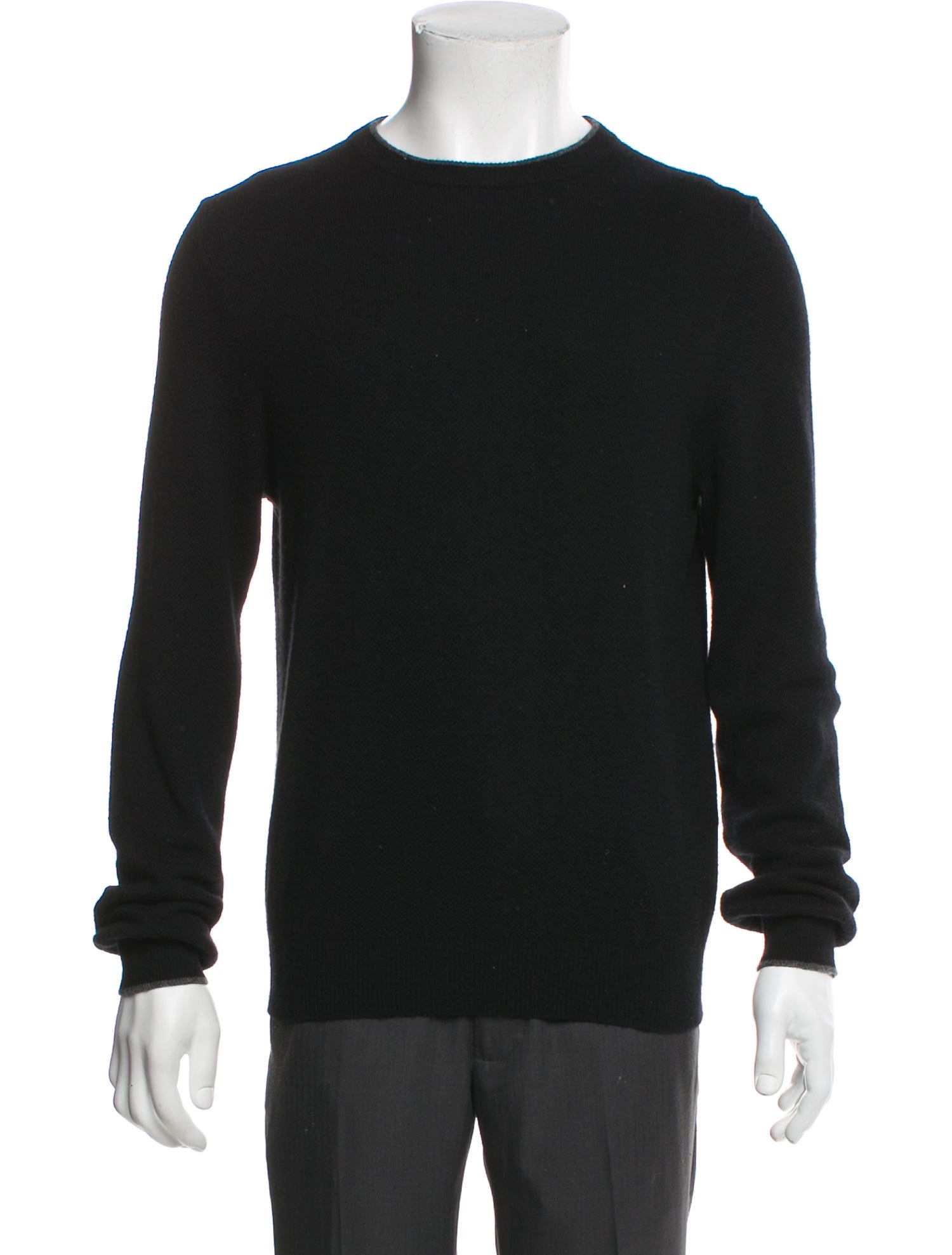 Neiman Marcus Cashmere Crew Neck Pullover