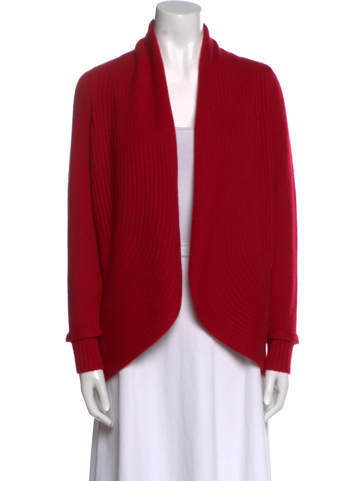 Neiman Marcus Cashmere Open Front Sweater