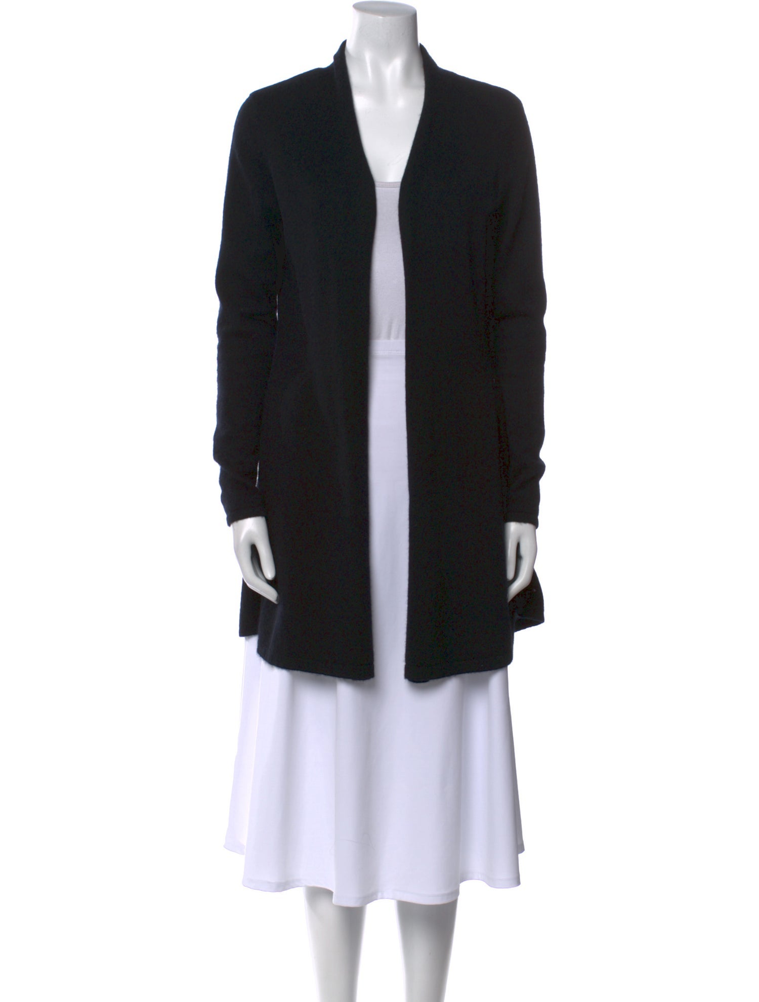 Neiman Marcus Cashmere Open Front Sweater