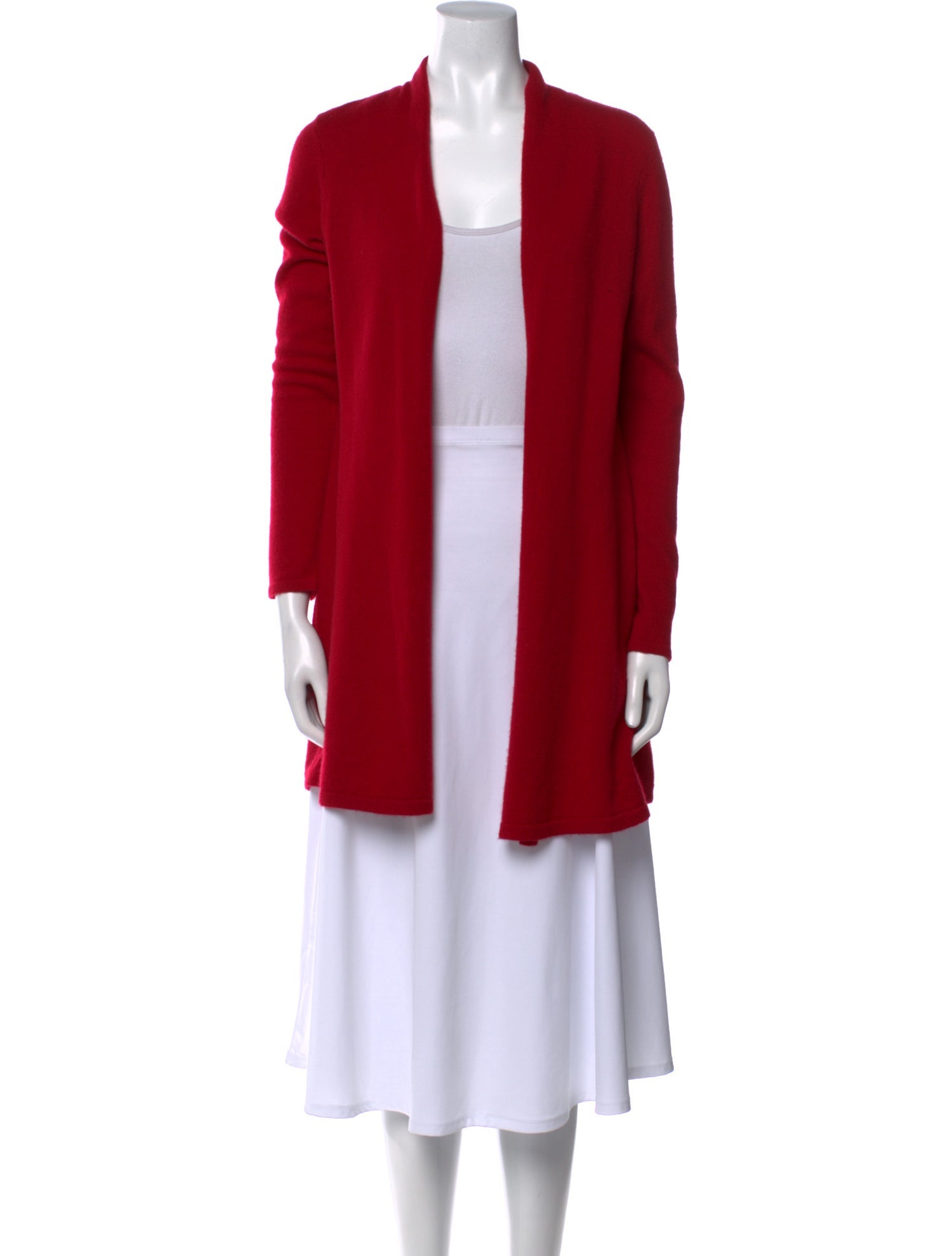 Neiman Marcus Cashmere Open Front Sweater