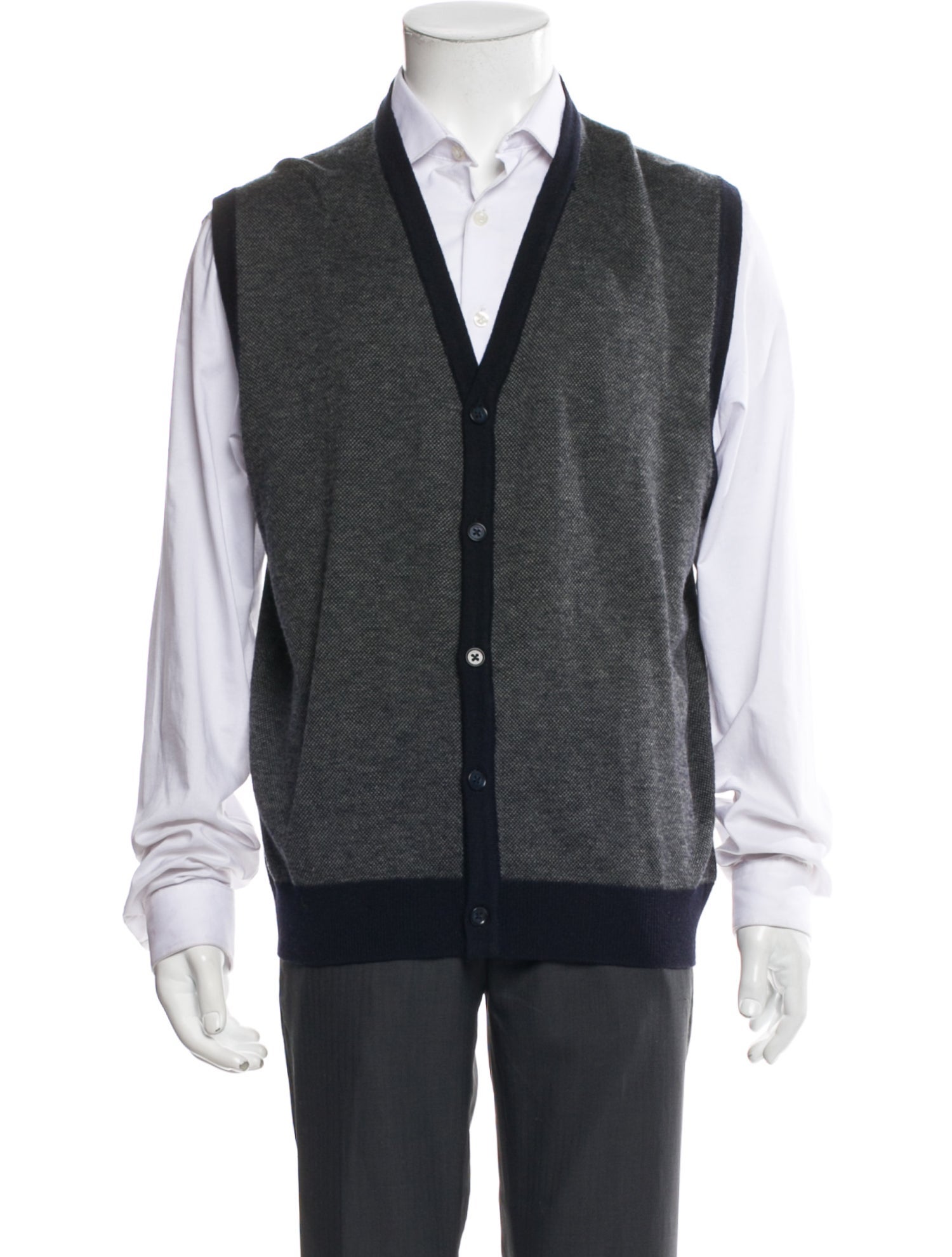 Neiman Marcus Striped Vest