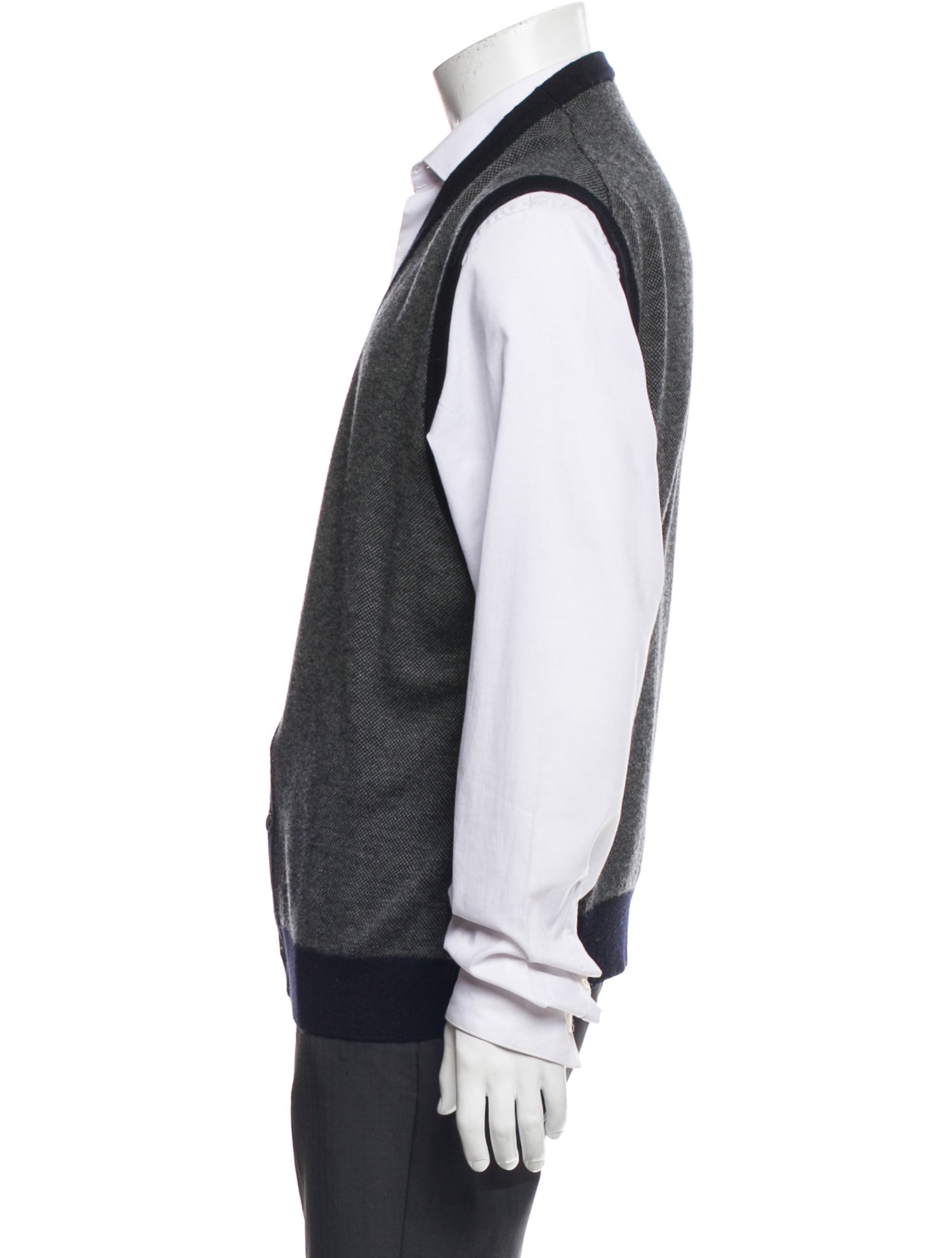 Neiman Marcus Striped Vest