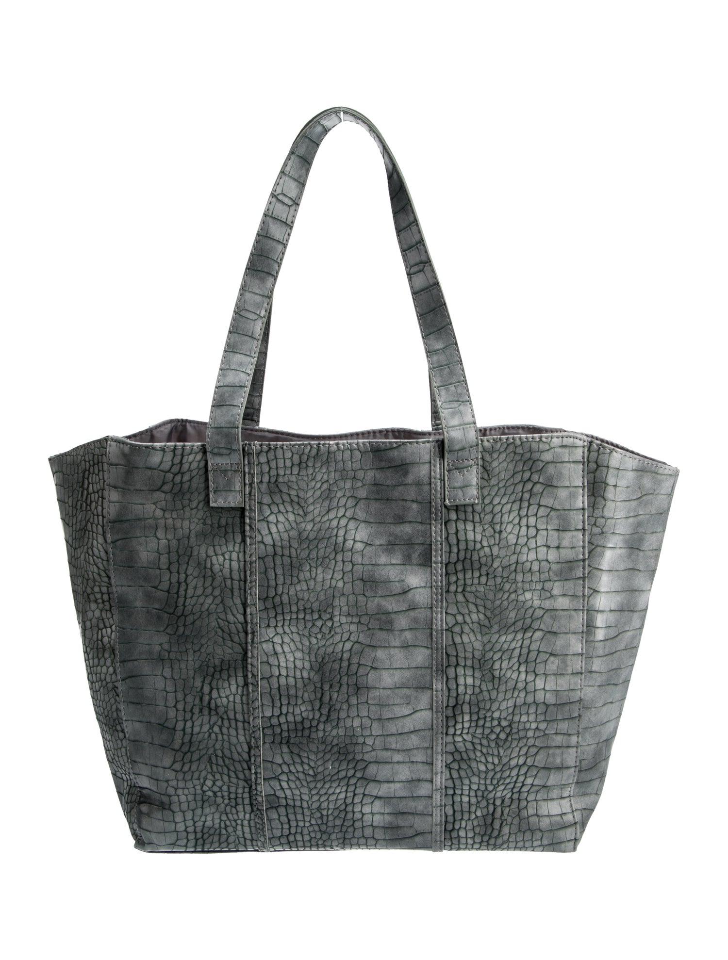Neiman Marcus Embossed Leather Tote