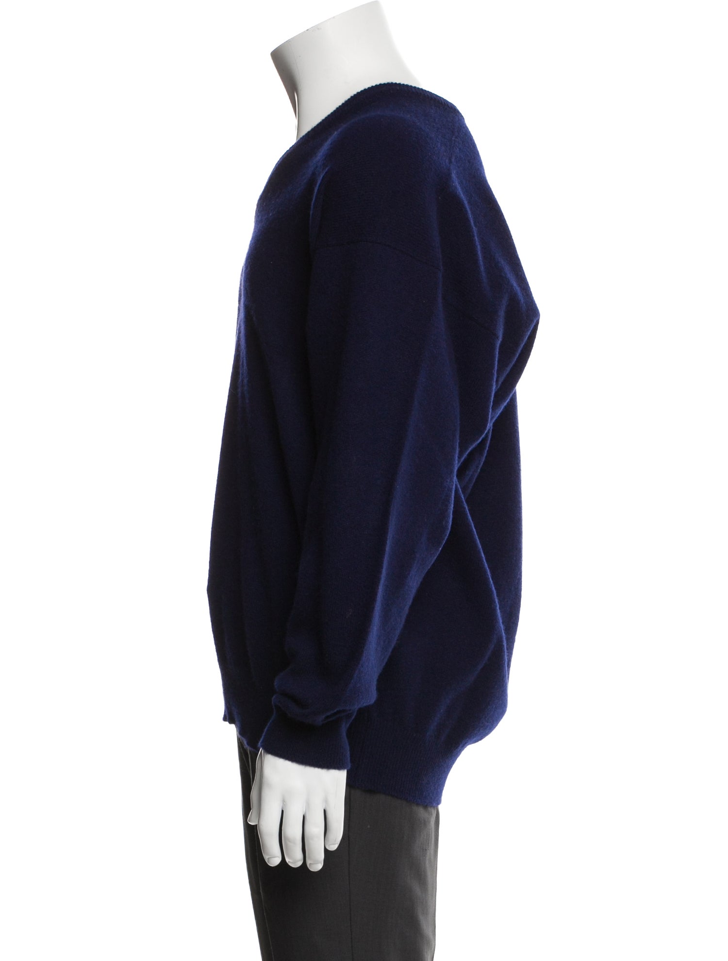 Neiman Marcus Cashmere V-Neck Pullover
