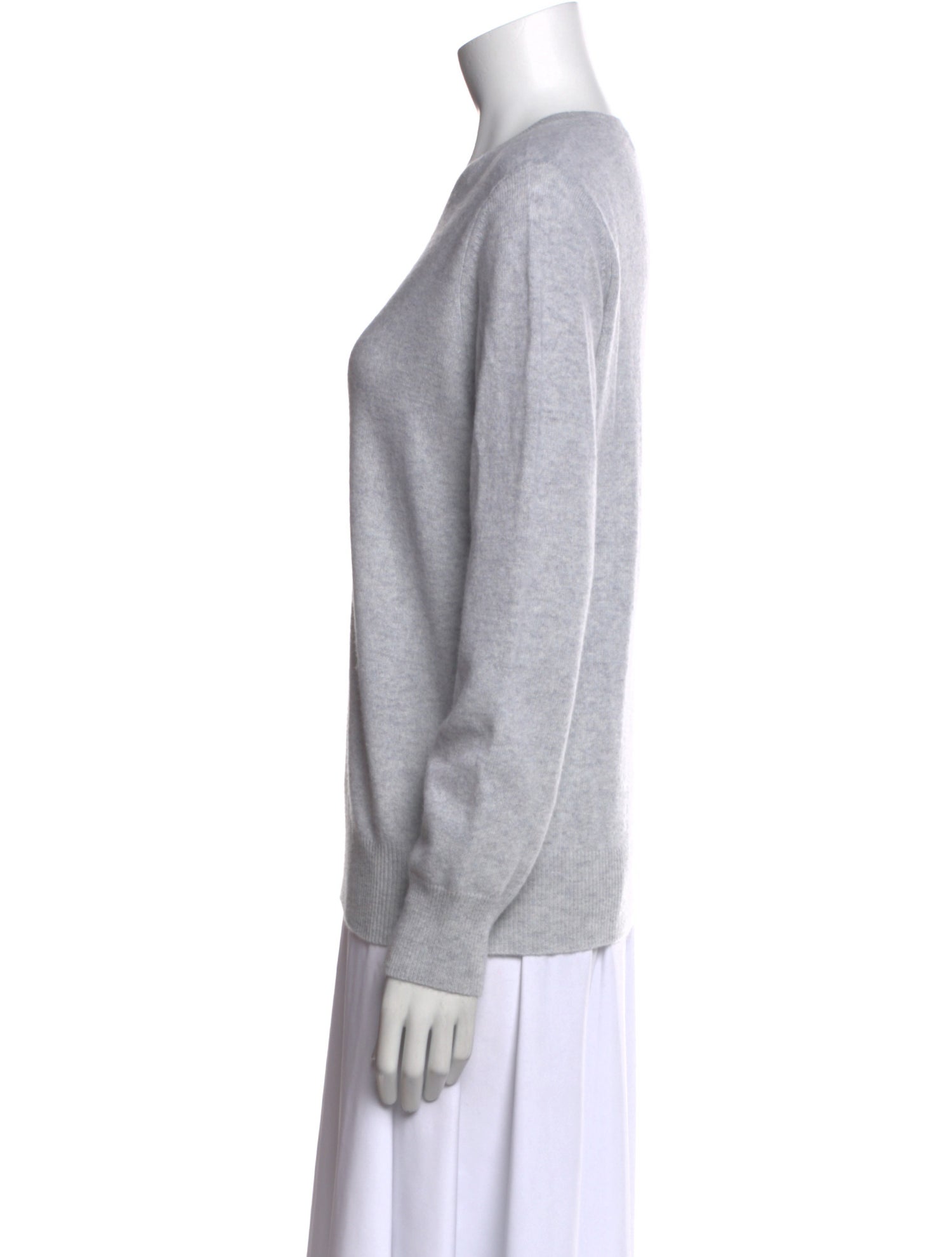 Neiman Marcus Cashmere Bateau Neckline Sweater