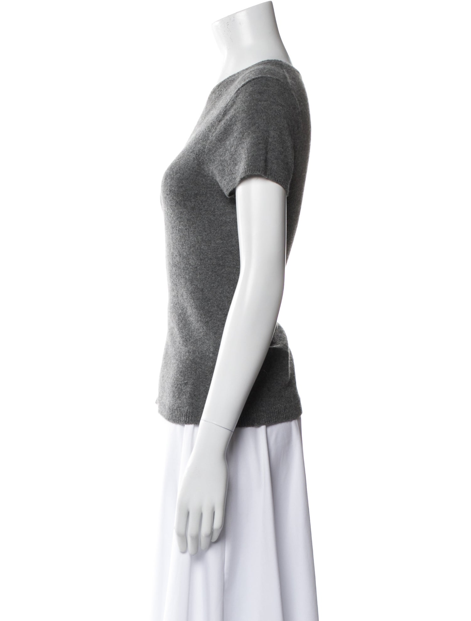 Neiman Marcus Cashmere Scoop Neck Sweater