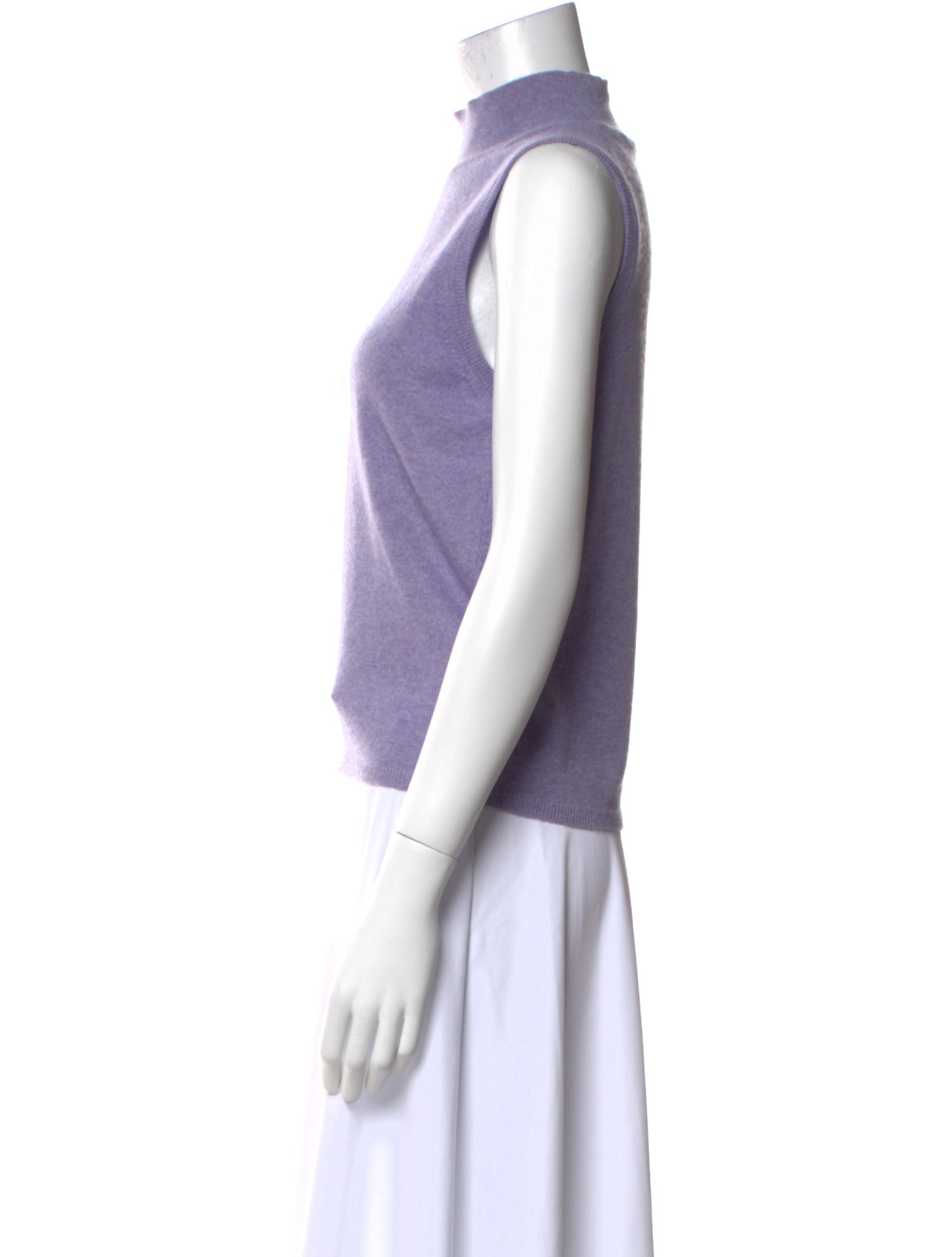 Neiman Marcus Cashmere Mock Neck Top