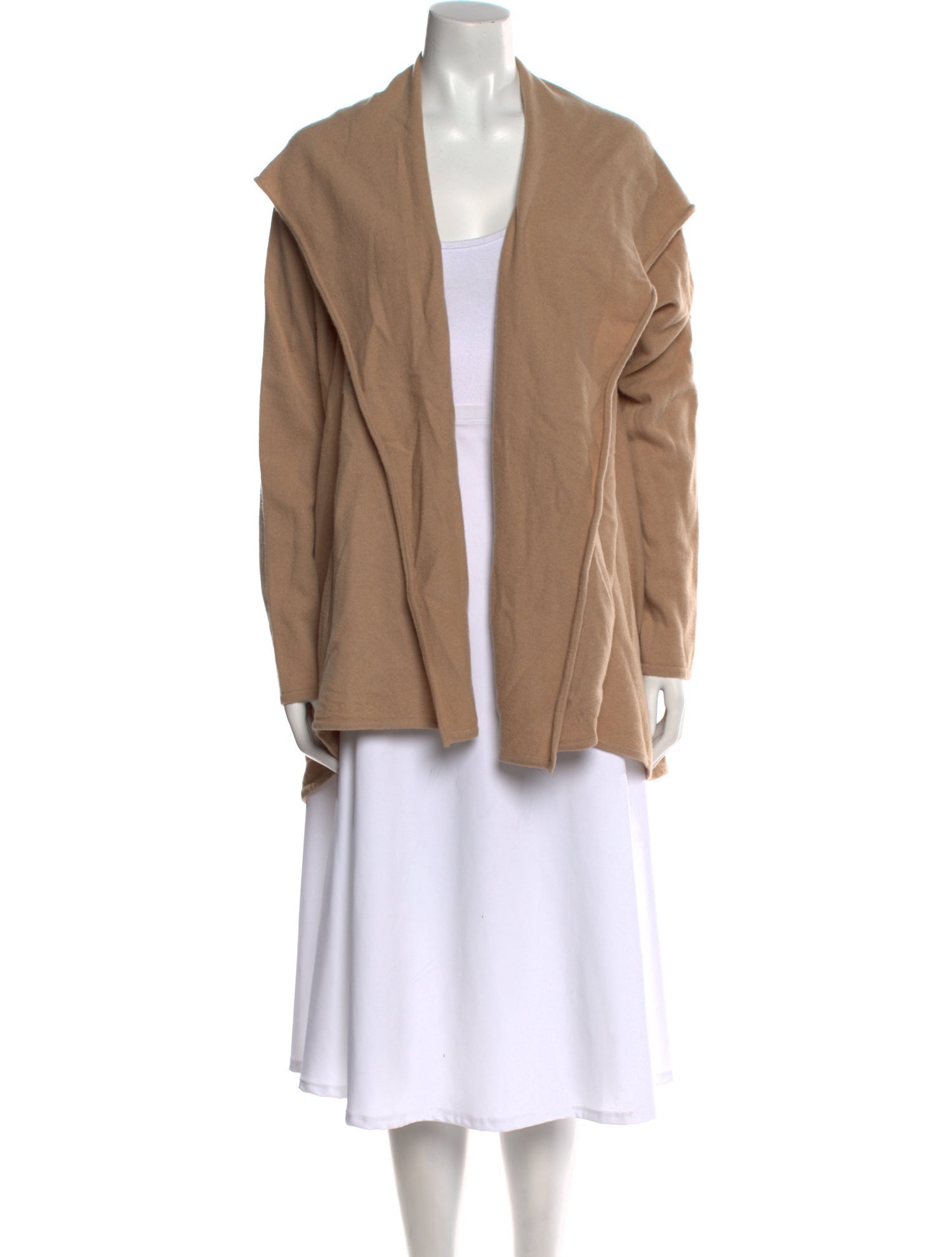 Neiman Marcus Cashmere Open Front Sweater