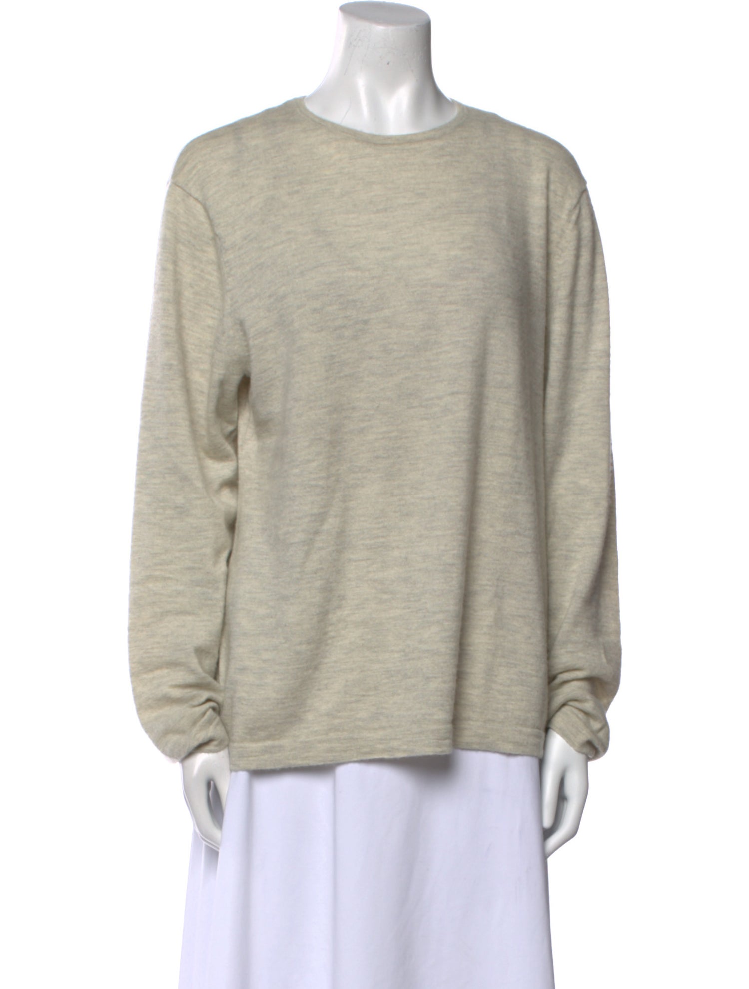 Neiman Marcus Cashmere Crew Neck Sweatshirt