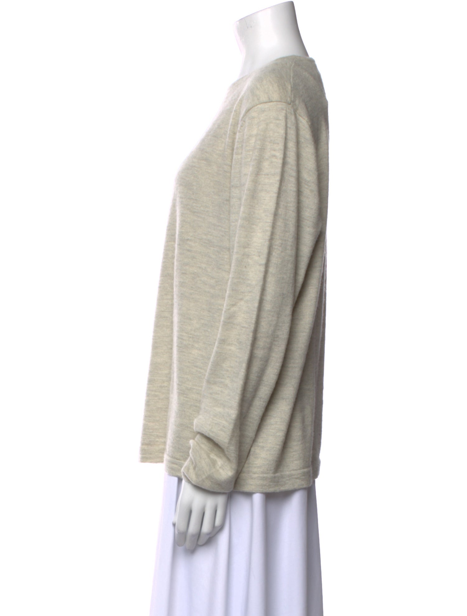 Neiman Marcus Cashmere Crew Neck Sweatshirt