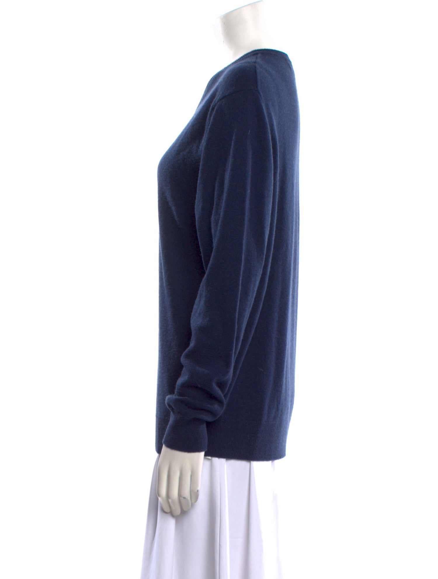 Neiman Marcus Cashmere V-Neck Pullover