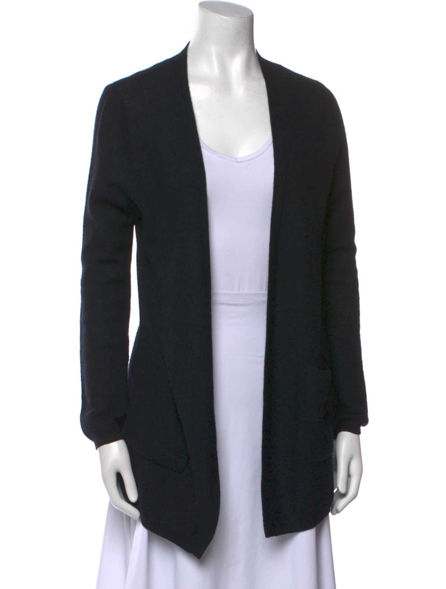 Neiman Marcus Cashmere Open Front Sweater