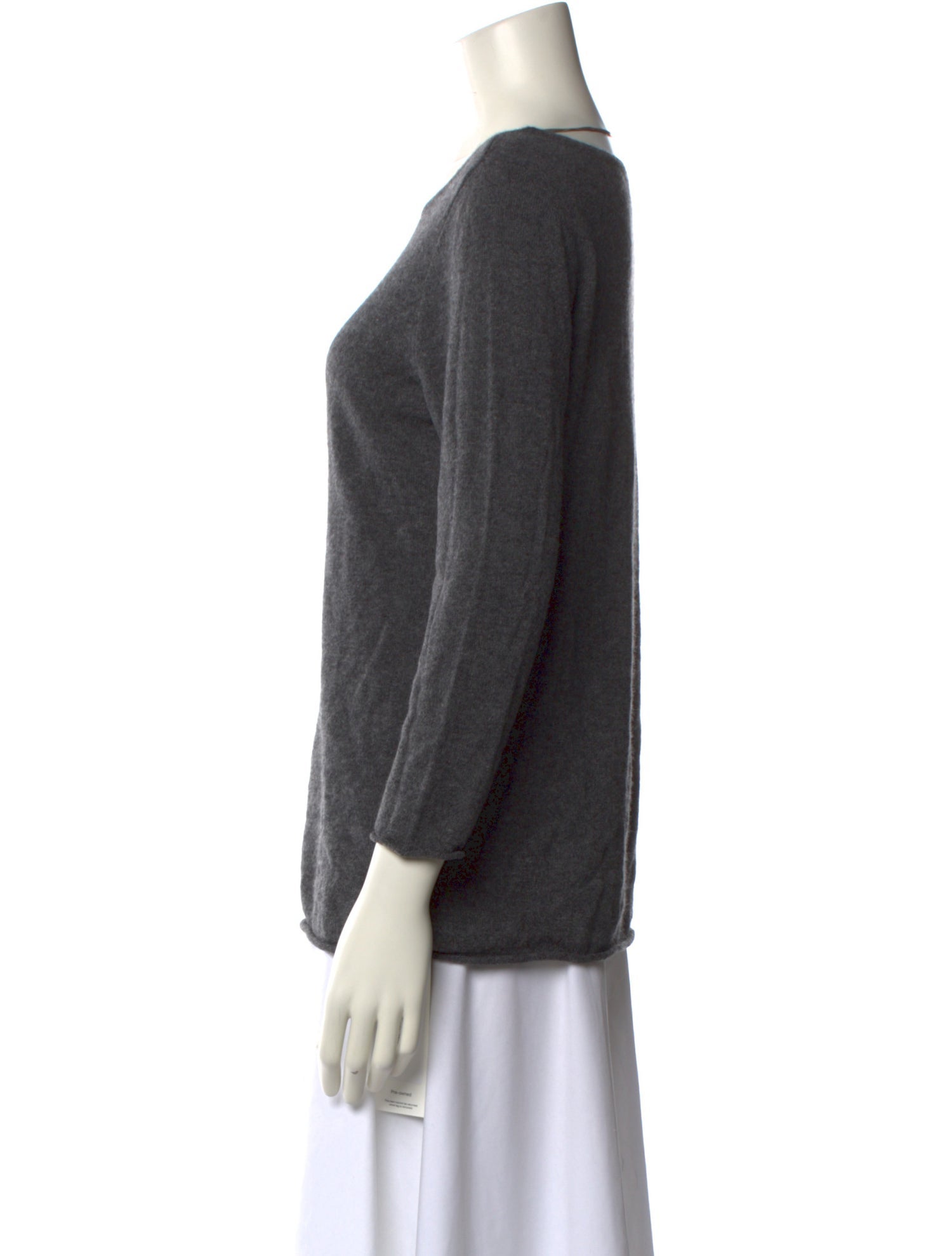 Neiman Marcus Cashmere Bateau Neckline Sweater