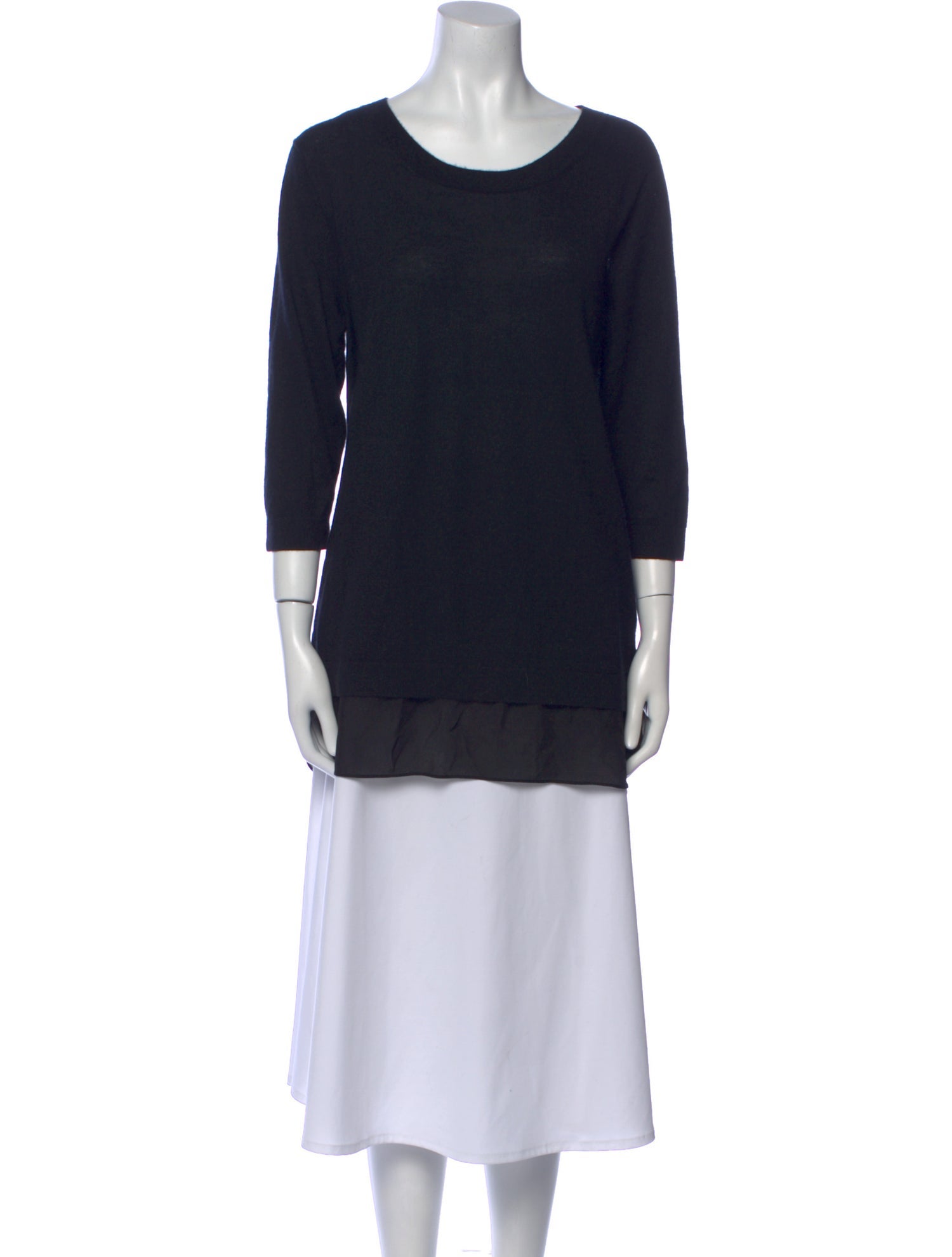 Neiman Marcus Cashmere Scoop Neck Sweater