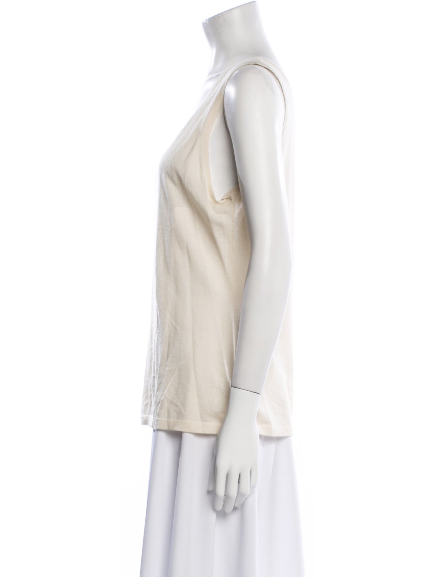 Neiman Marcus Cashmere Scoop Neck Top