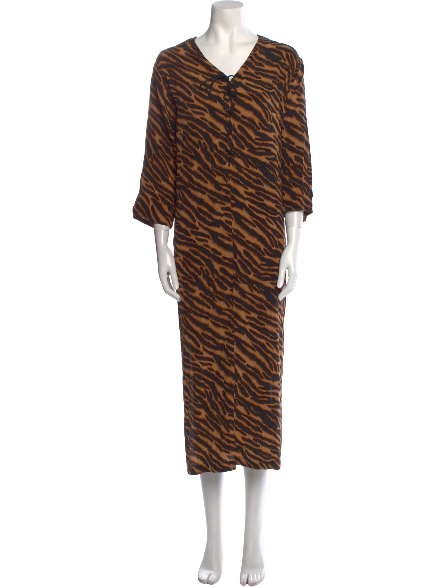 Neiman Marcus Silk Long Dress
