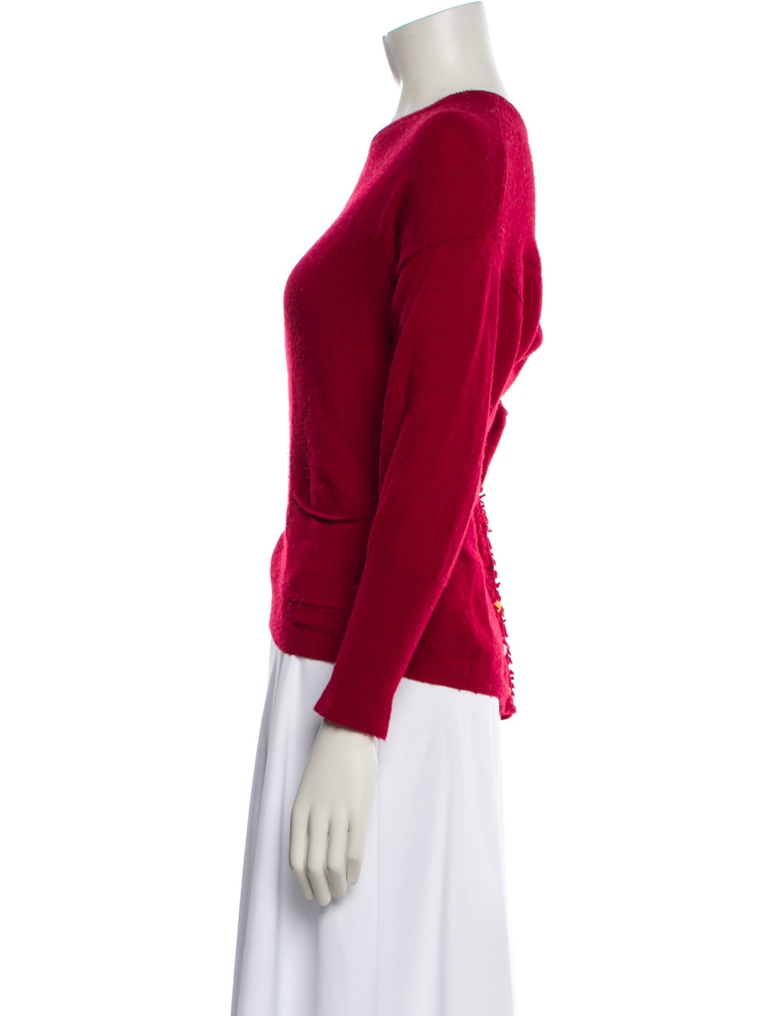 Neiman Marcus Cashmere Bateau Neckline Sweater
