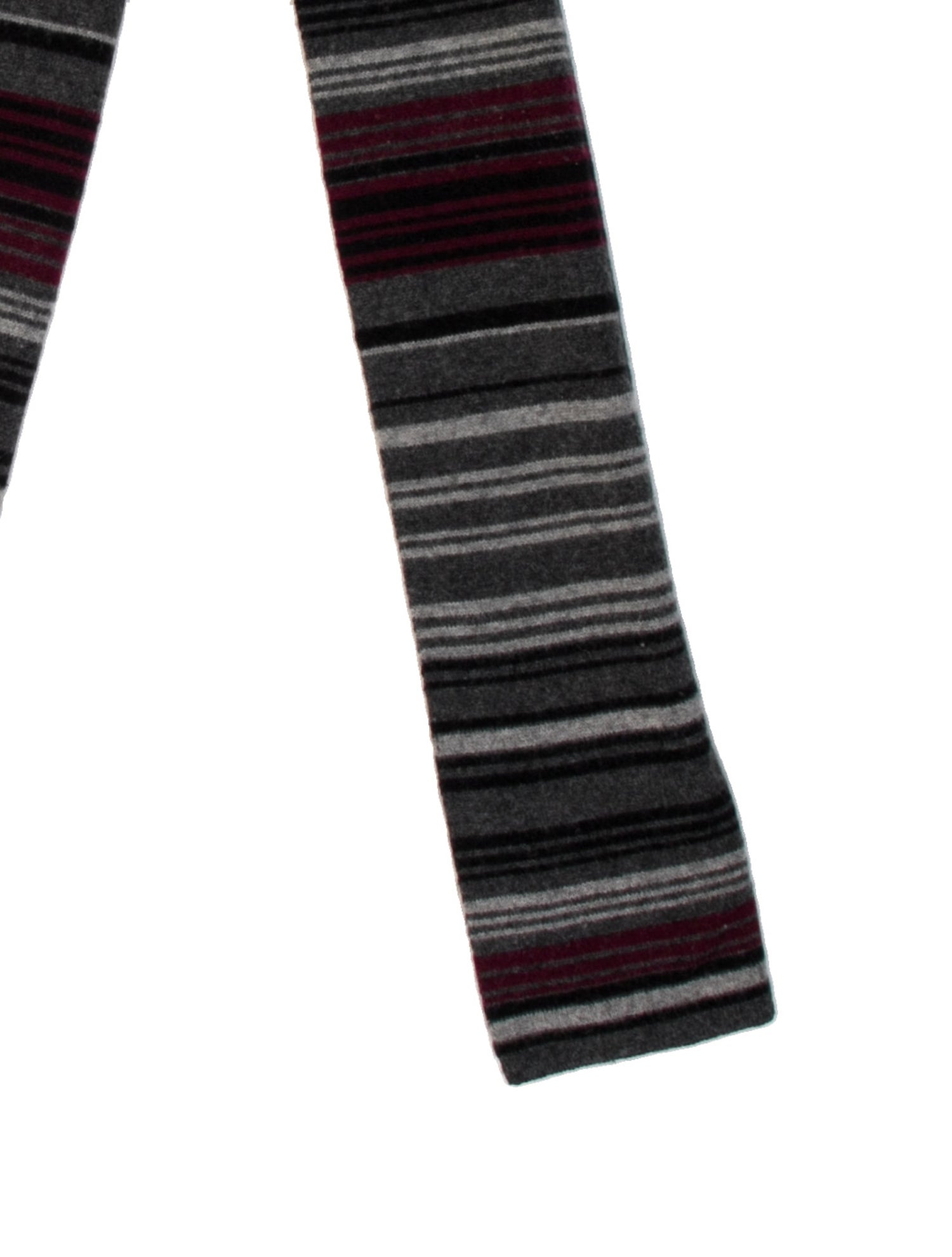 Neiman Marcus Cashmere Striped Scarf