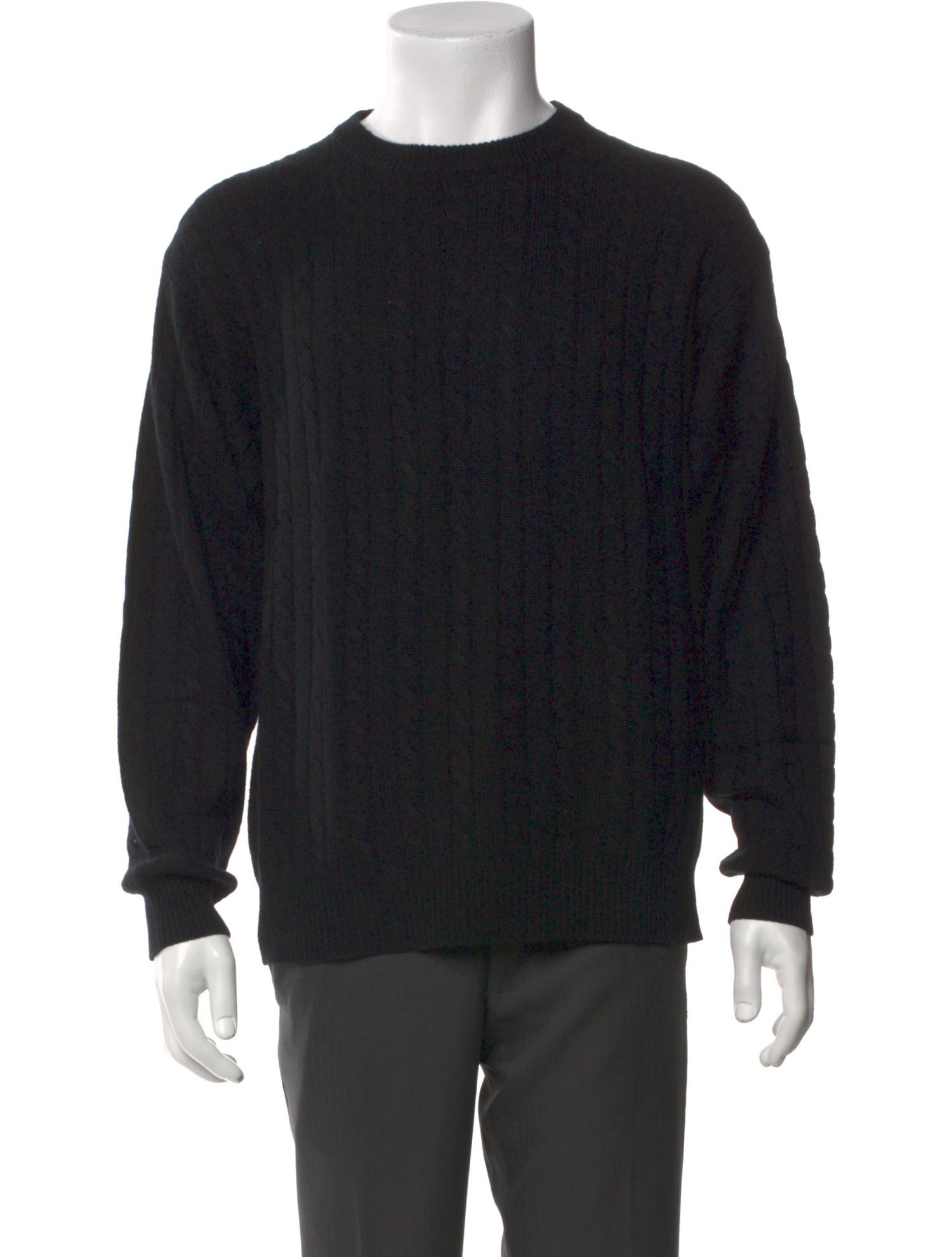 Neiman Marcus Cashmere Crew Neck Pullover
