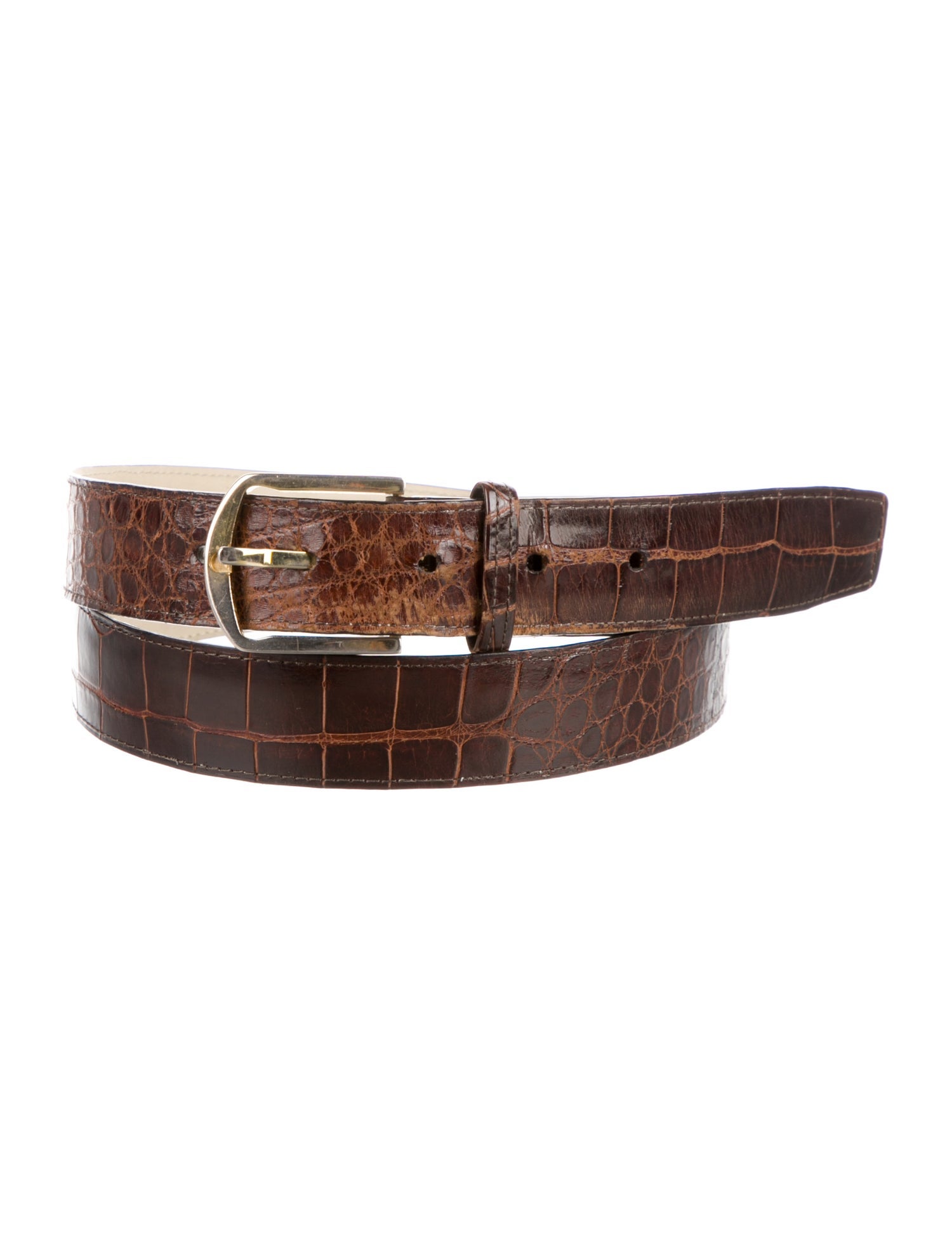 Neiman Marcus Skinny Alligator Belt